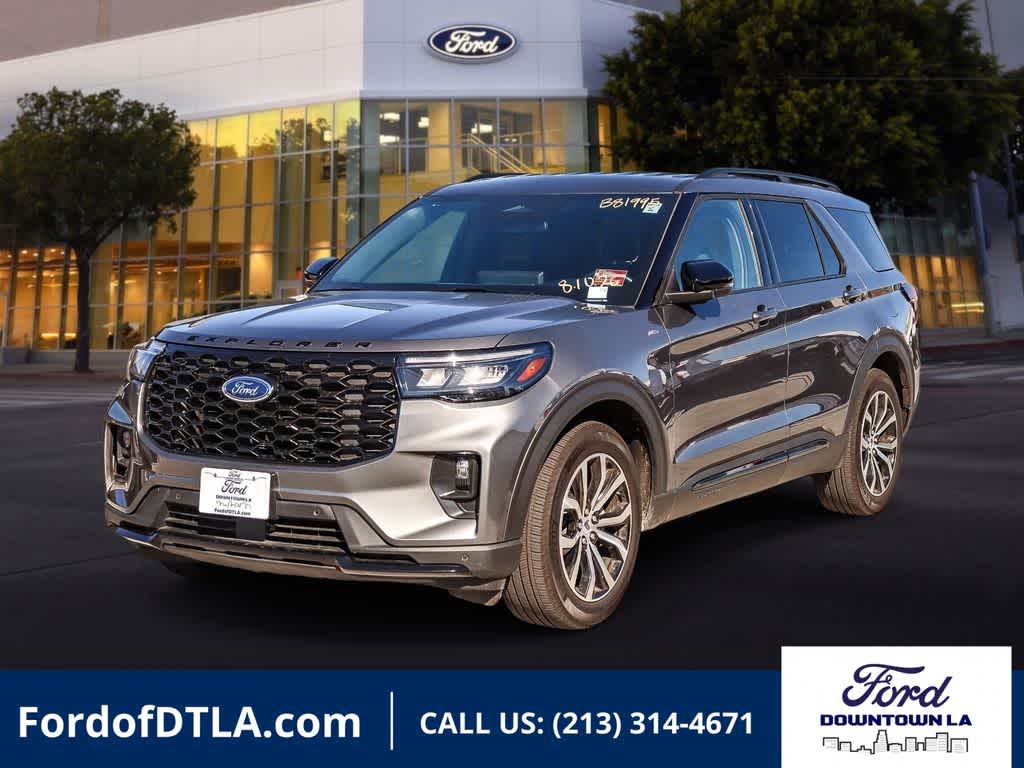 Carbonized Gray Metallic 2025 Ford Explorer SUV / Crossover Rear-Wheel Drive Automatic