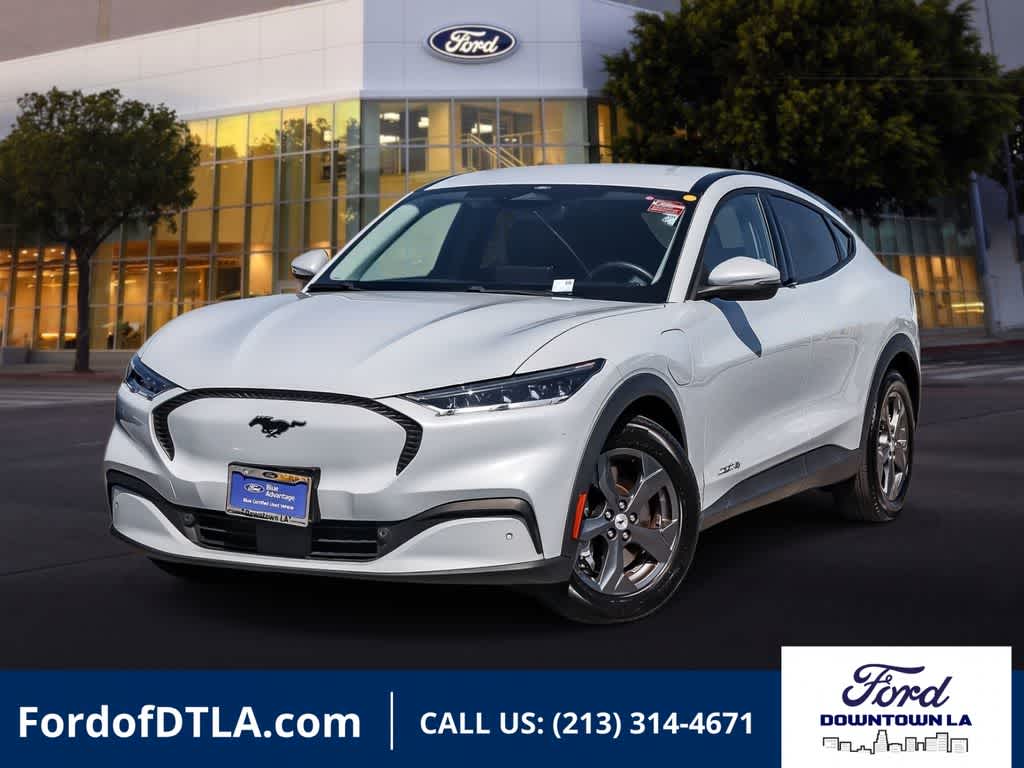 Space White Metallic 2022 Ford Mustang Mach-E SUV / Crossover All-Wheel Drive 1-Speed Automatic