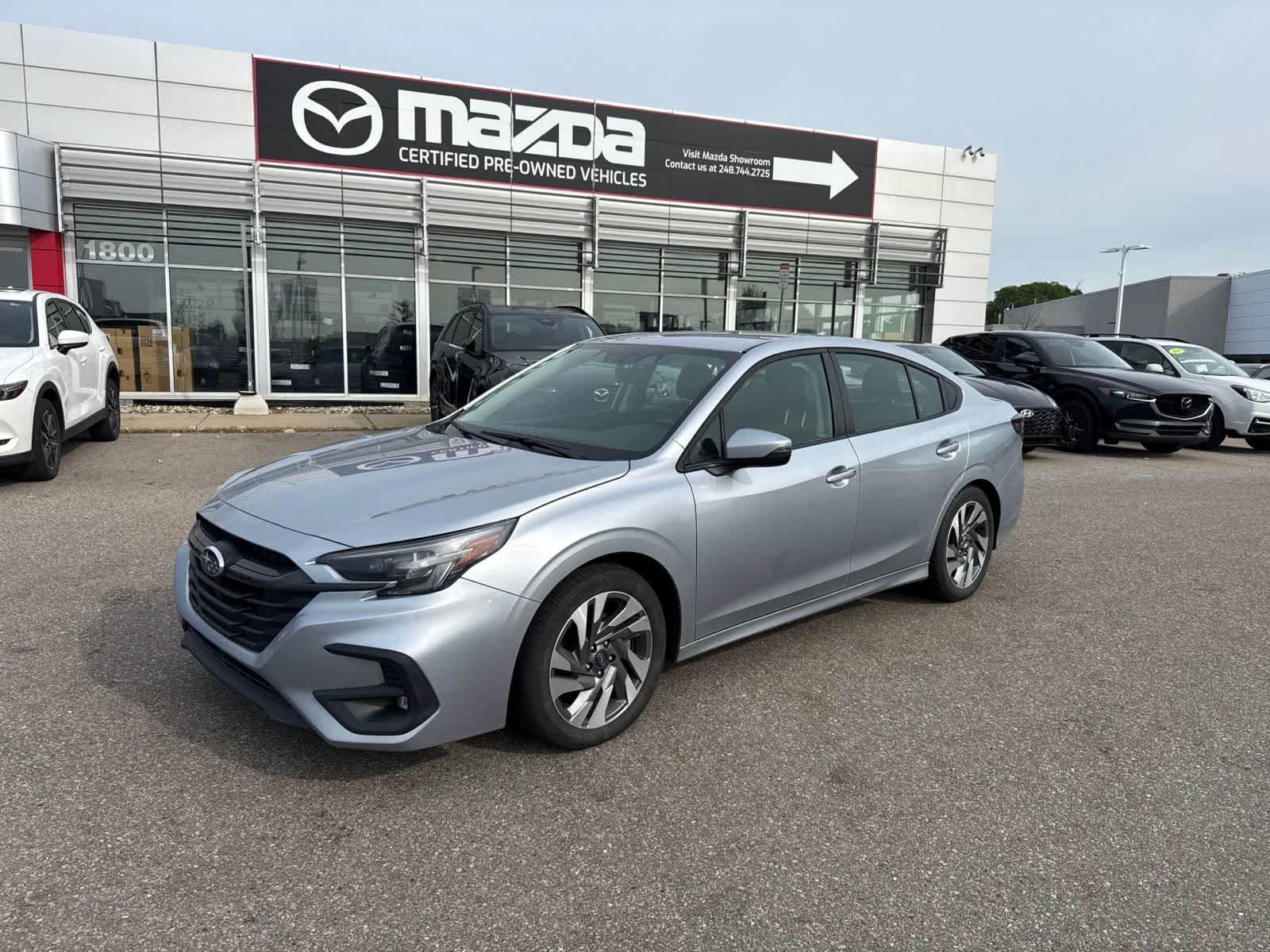 Ice Silver Metallic 2024 Subaru Legacy Sedan All-Wheel Drive Continuously Variable Transmission