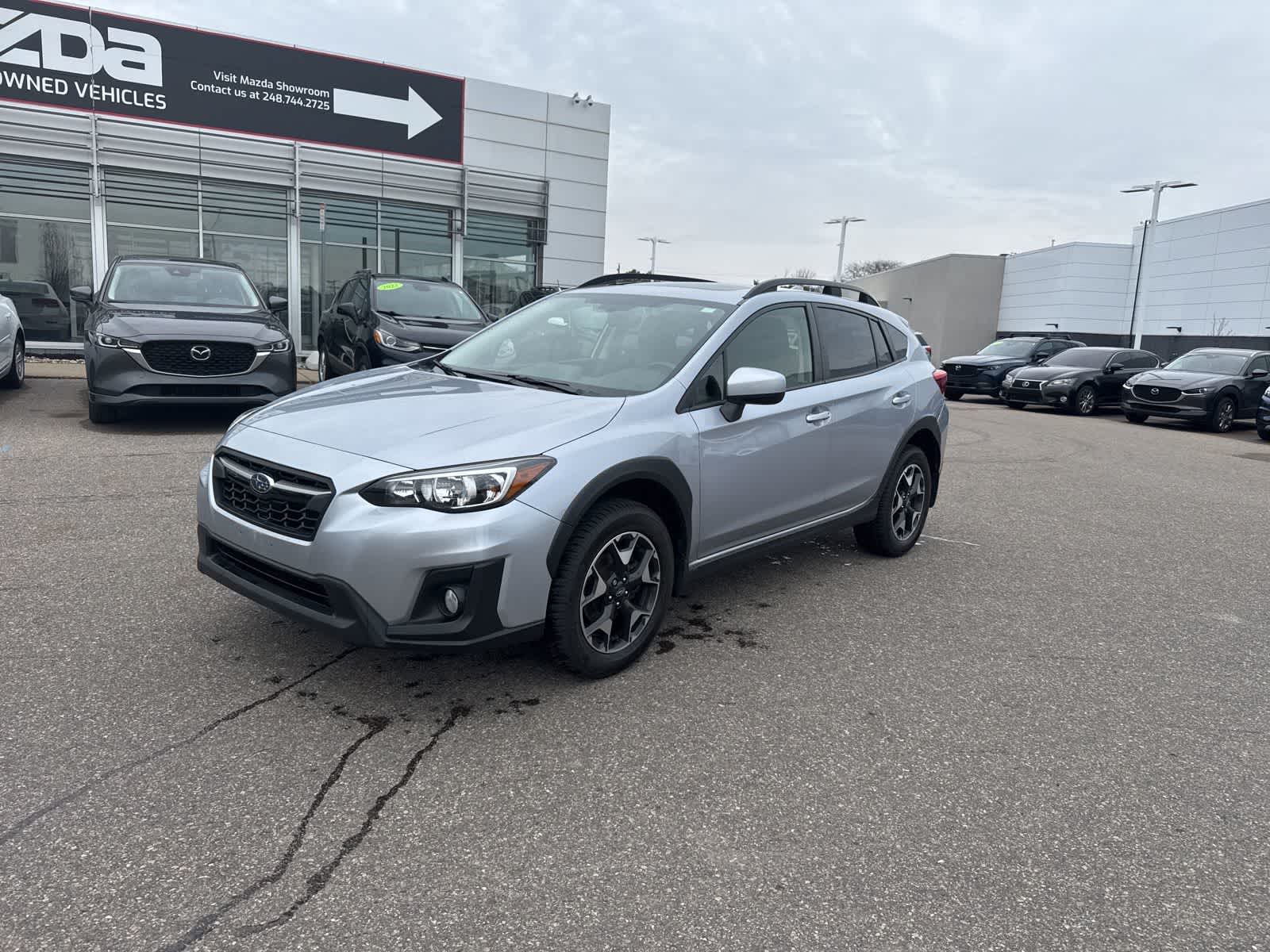 Ice Silver Metallic 2020 Subaru Crosstrek Premium AWD SUV / Crossover All-Wheel Drive Continuously Variable Transmission