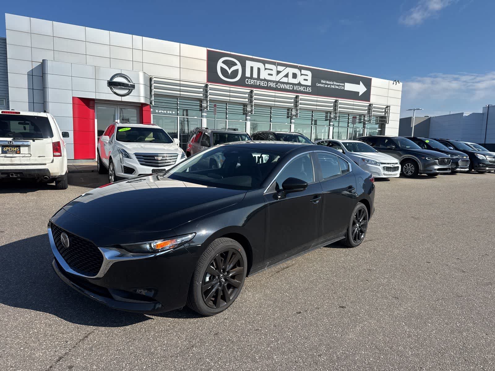 Jet Black Mica 2026 Mazda MAZDA3 2.5 S Select Sport FWD Sedan Front-Wheel Drive 6-Speed Automatic