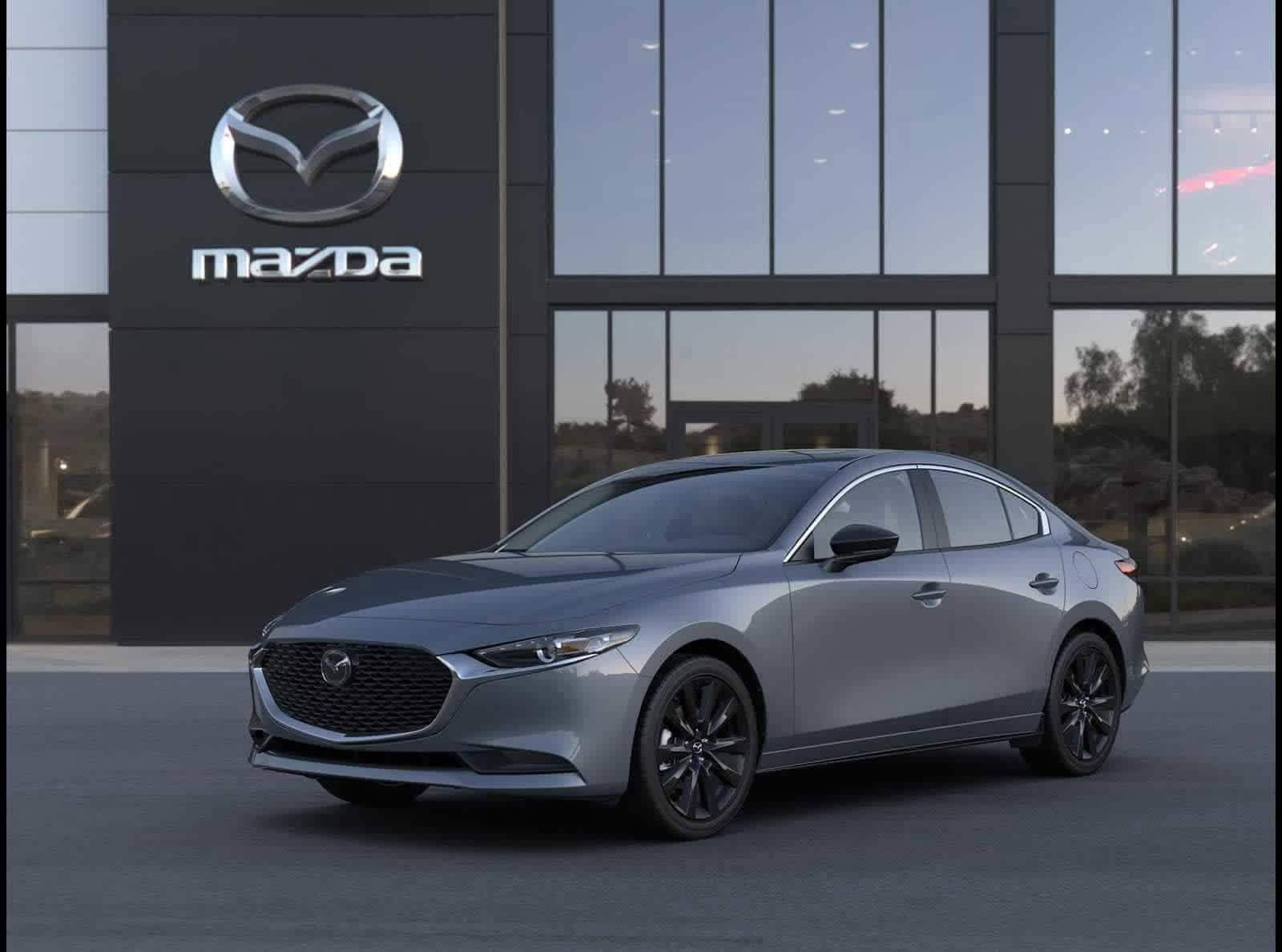 Polymetal Gray Metallic 2026 Mazda MAZDA3 2.5 S Carbon Edition Sedan AWD Sedan All-Wheel Drive 6-Speed Automatic