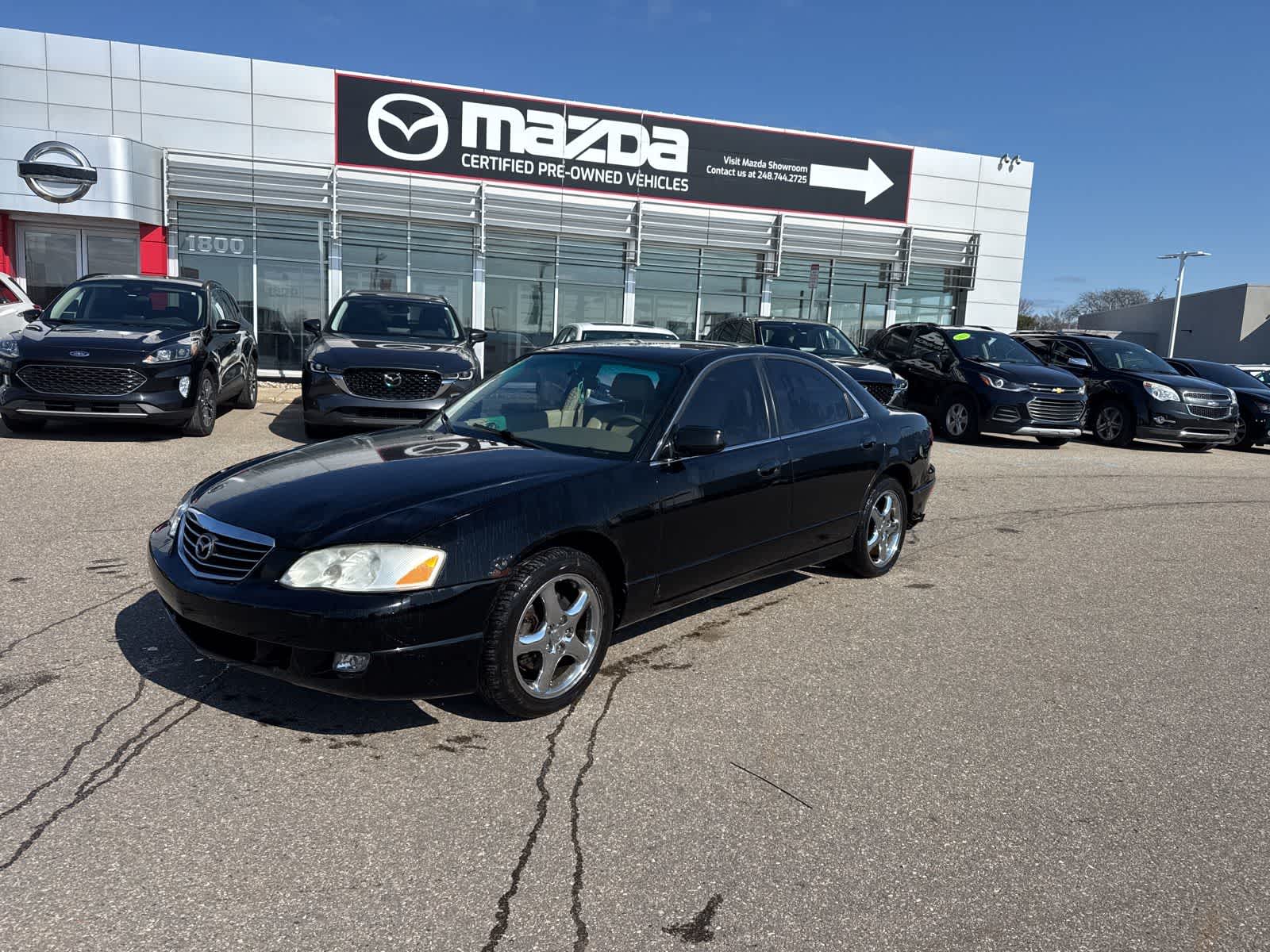 Black 2002 Mazda Millenia 4 Dr S Supercharged Sedan Sedan Front-Wheel Drive 4-Speed Automatic