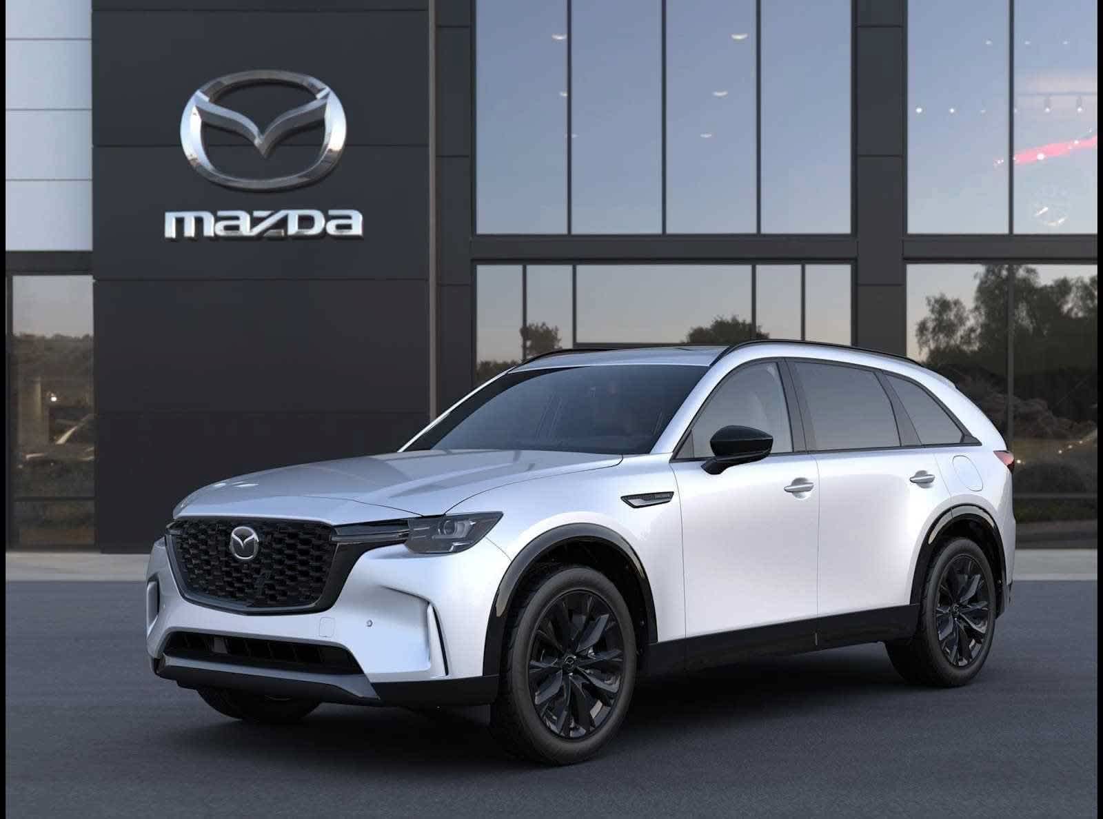 Rhodium White Premium 2026 Mazda CX-90 SUV / Crossover All-Wheel Drive 8-Speed Automatic