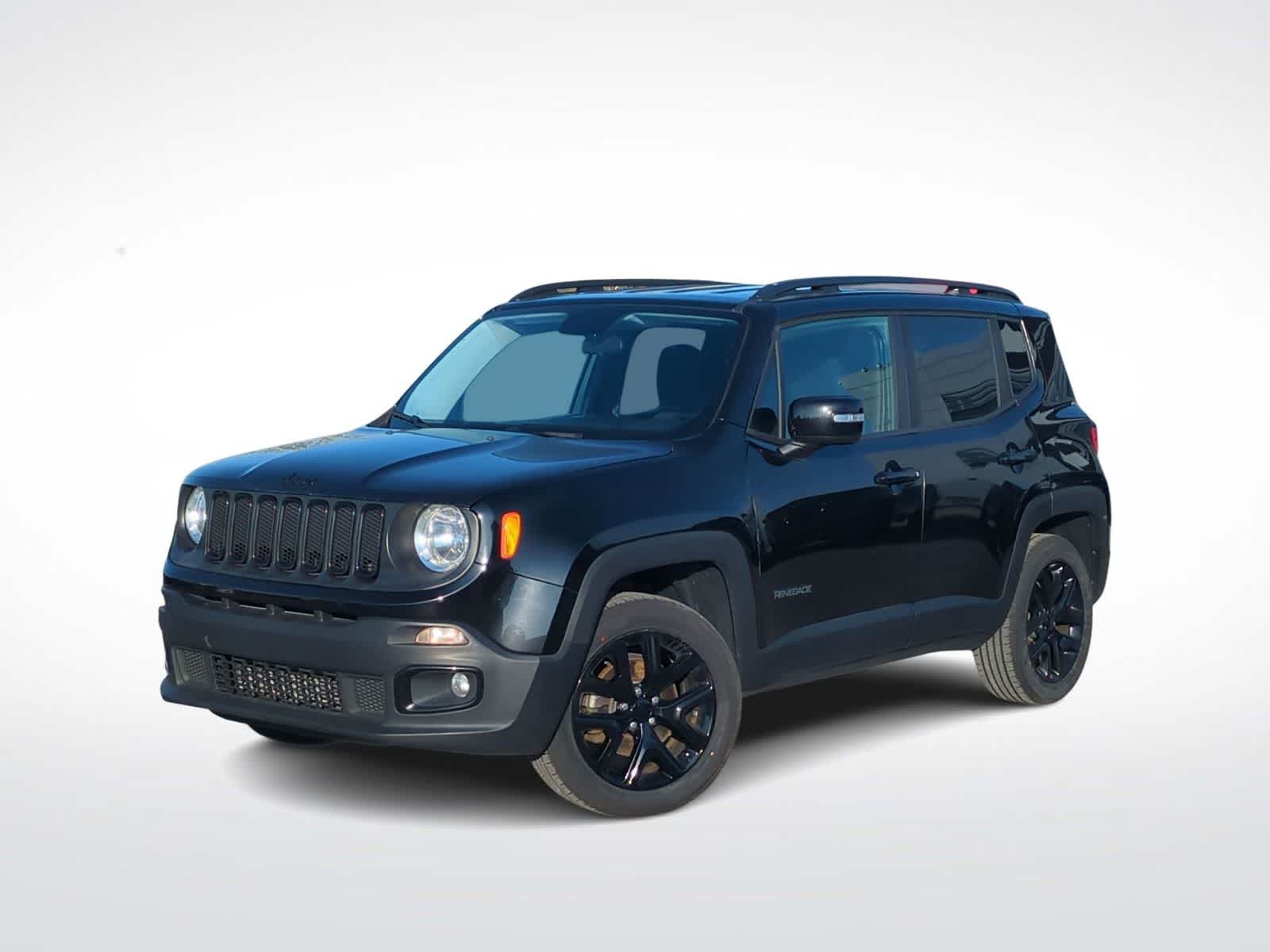 Black 2017 Jeep Renegade Altitude 4WD SUV / Crossover Four-Wheel Drive 6-Speed Manual