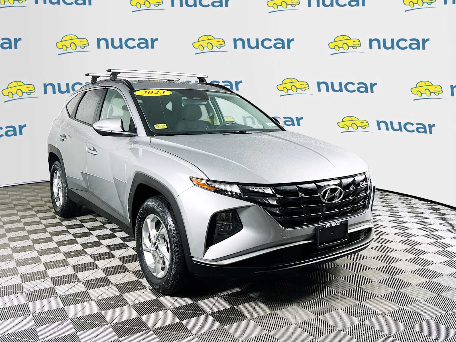 Shimmering Silver 2023 Hyundai Tucson SEL AWD SUV / Crossover All-Wheel Drive 8-Speed Automatic