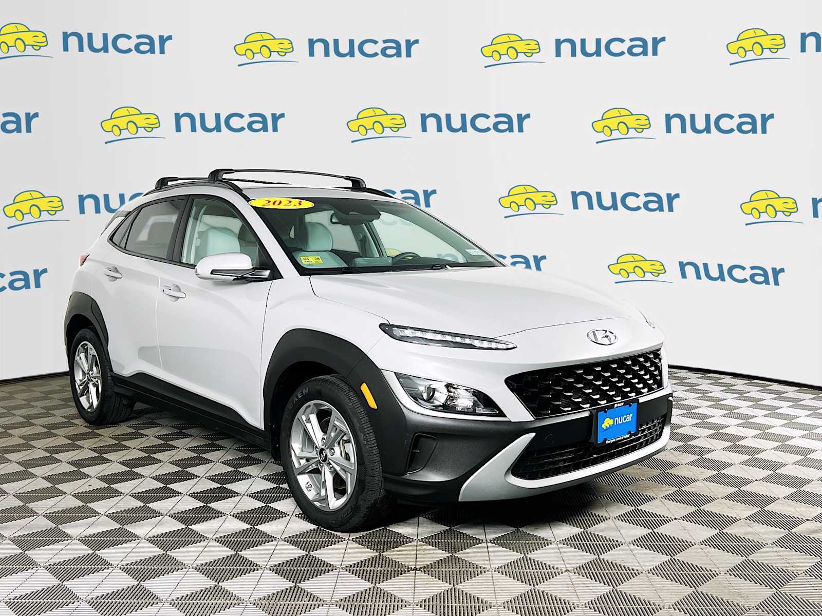 Cyber Silver 2023 Hyundai Kona SEL AWD SUV / Crossover All-Wheel Drive Continuously Variable Transmission
