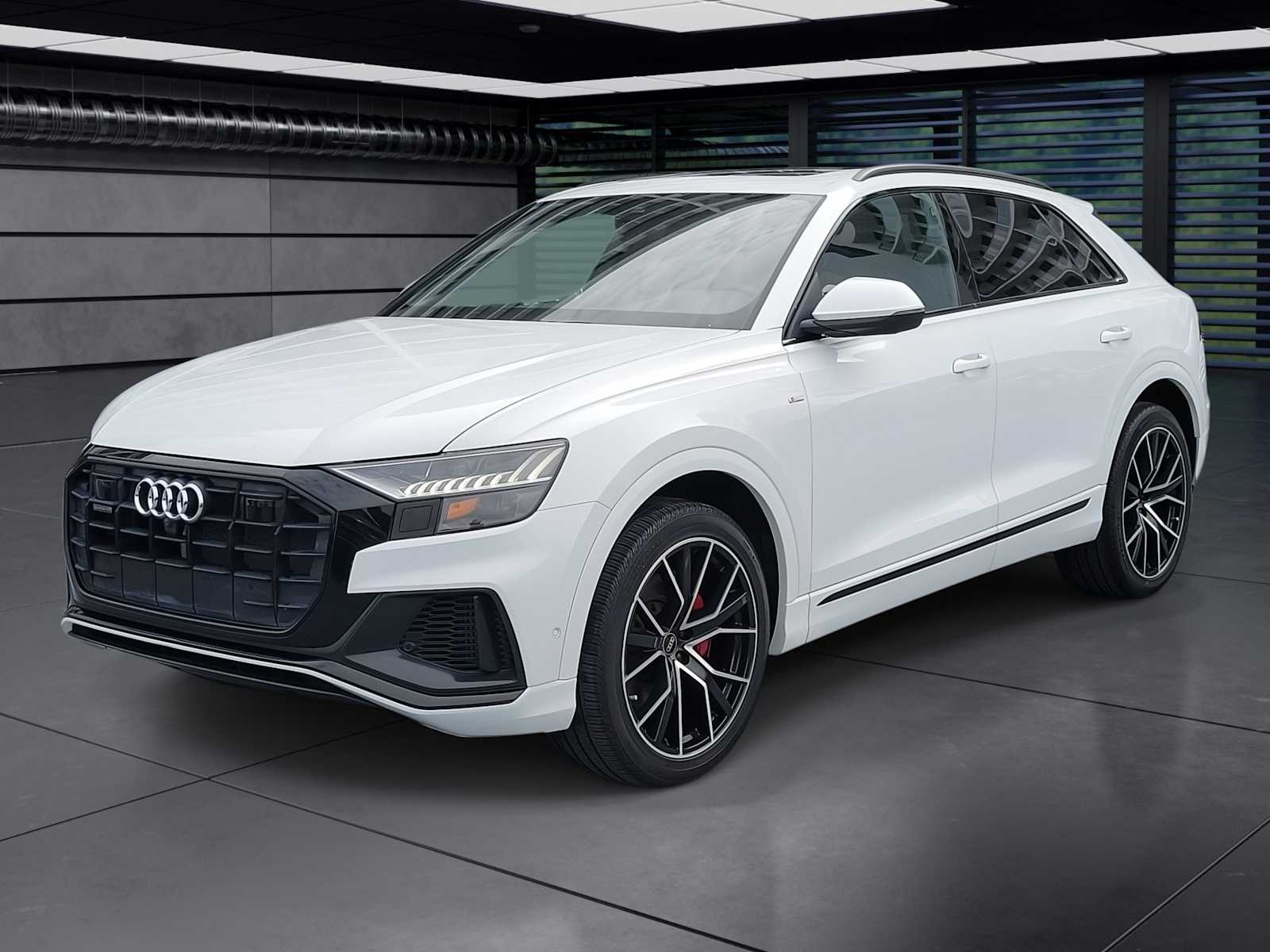 Glacier White Metallic 2023 Audi Q8 SUV / Crossover All-Wheel Drive 8-Speed Automatic