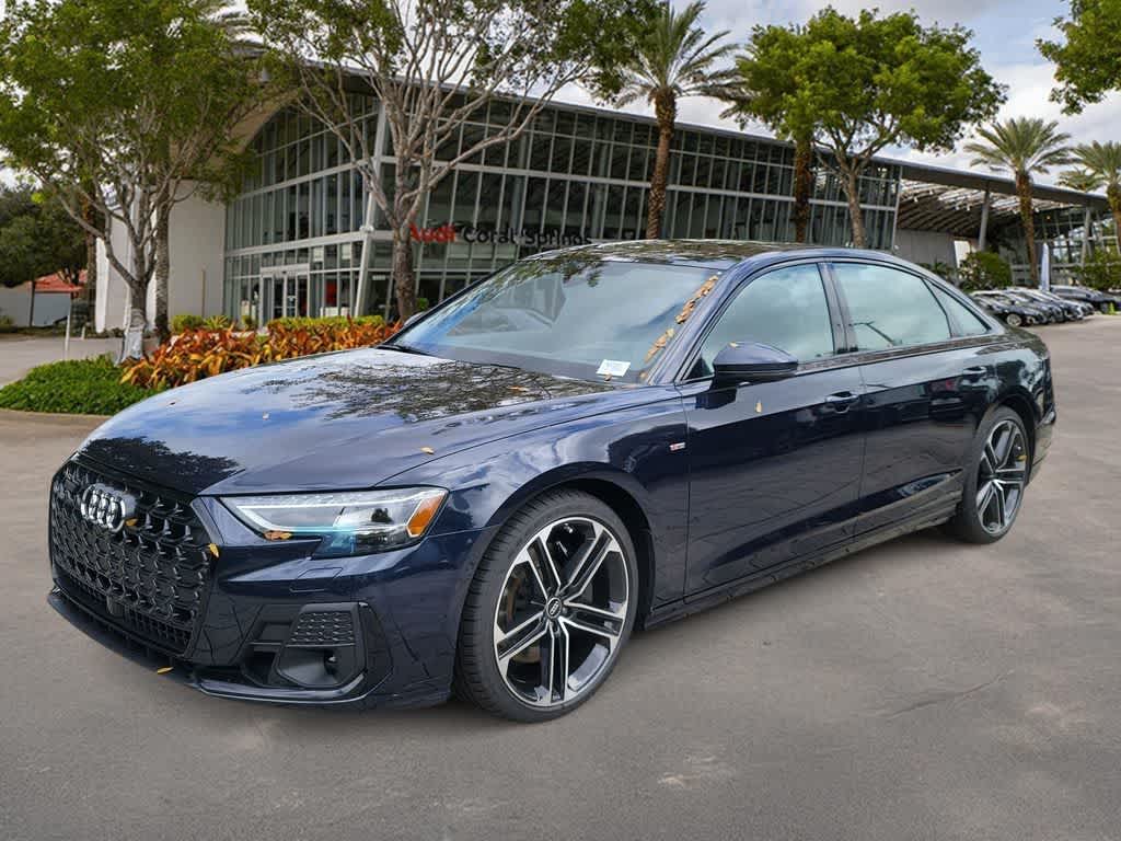 Blue 2026 Audi A8 L quattro 55 TFSI Sedan All-Wheel Drive 8-Speed Automatic