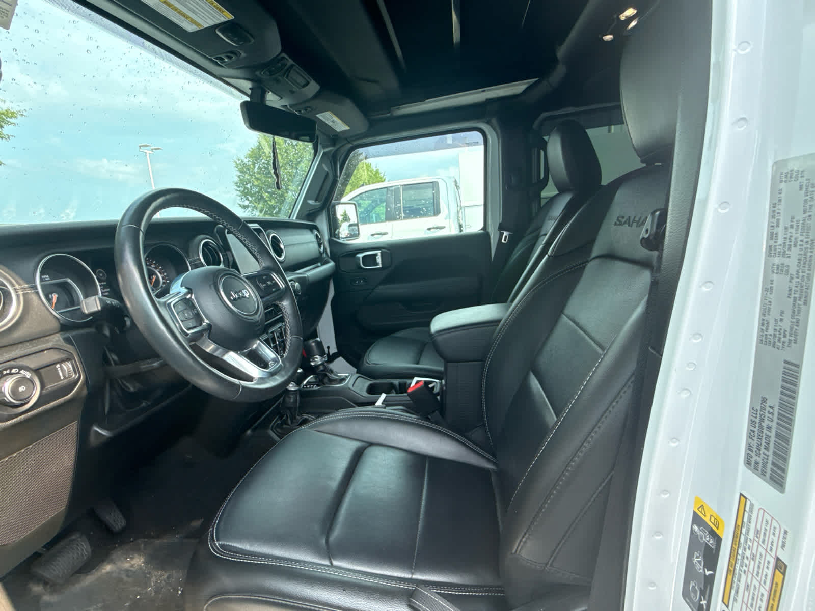 2023 Jeep Wrangler Sahara - Bright White Clearcoat exterior view 7