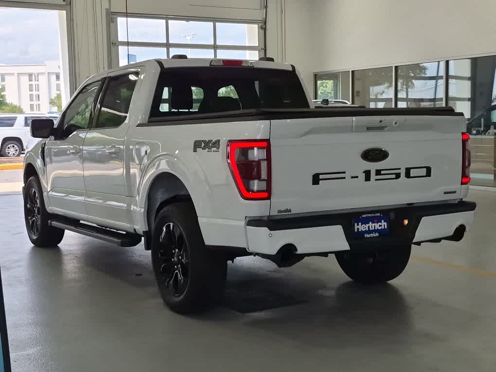 2023 Ford F-150 LARIAT - Oxford White exterior view 4
