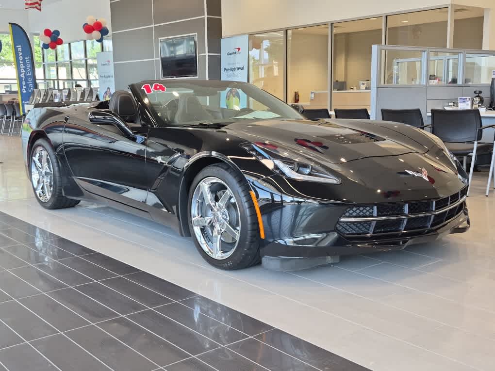 2014 Chevrolet Corvette Stingray 2LT - Black exterior view 2