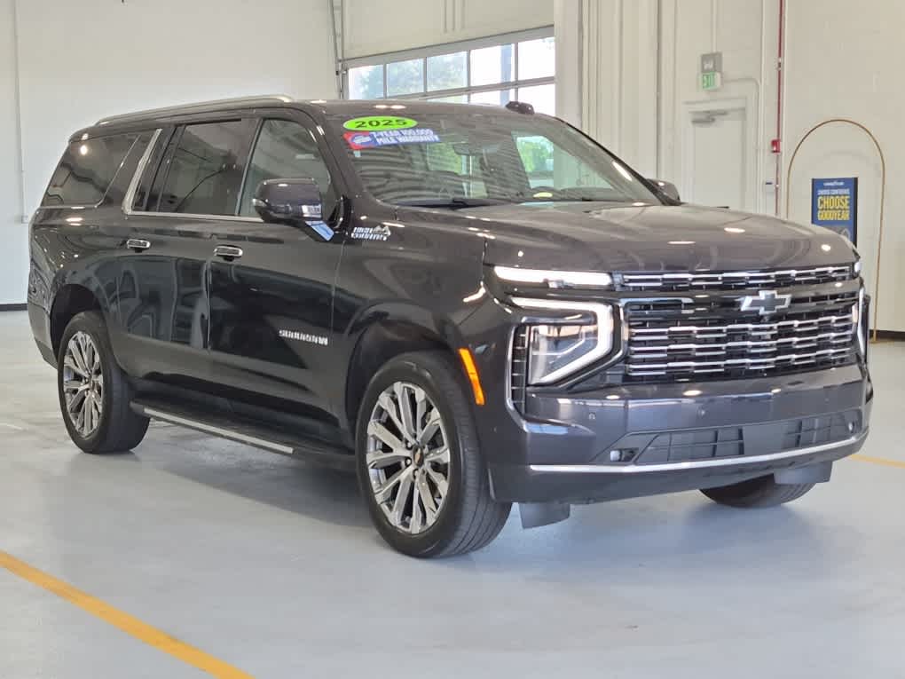 2025 Chevrolet Suburban High Country - Dark Ash Metallic exterior view 2