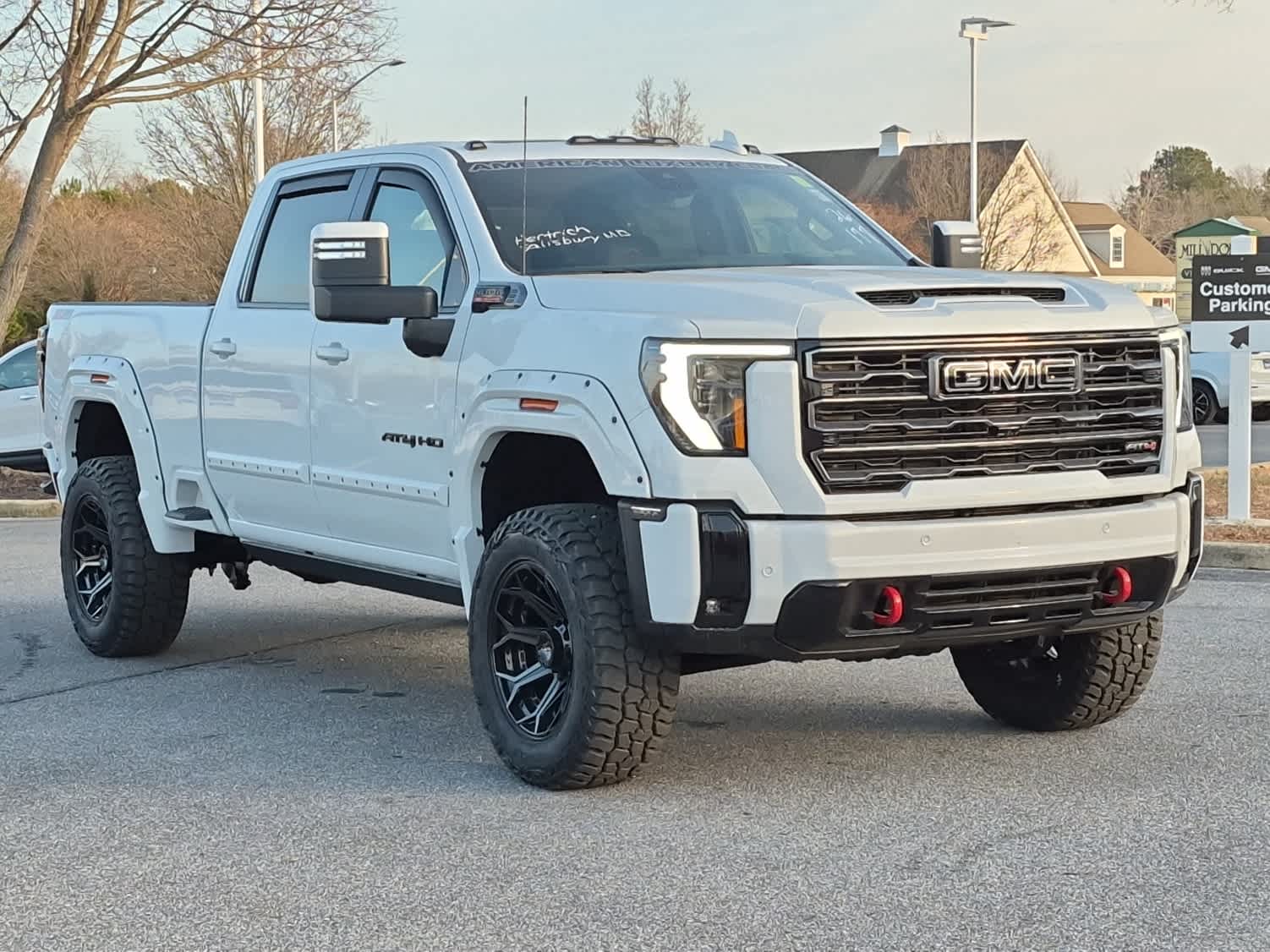 2026 GMC Sierra 2500HD AT4 - Summit White exterior view 2