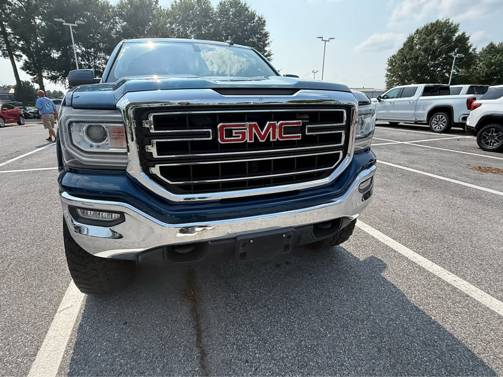 2019 GMC Double Cab Standard Box 4-Wheel Drive SLE SLE - BLUE exterior view 2