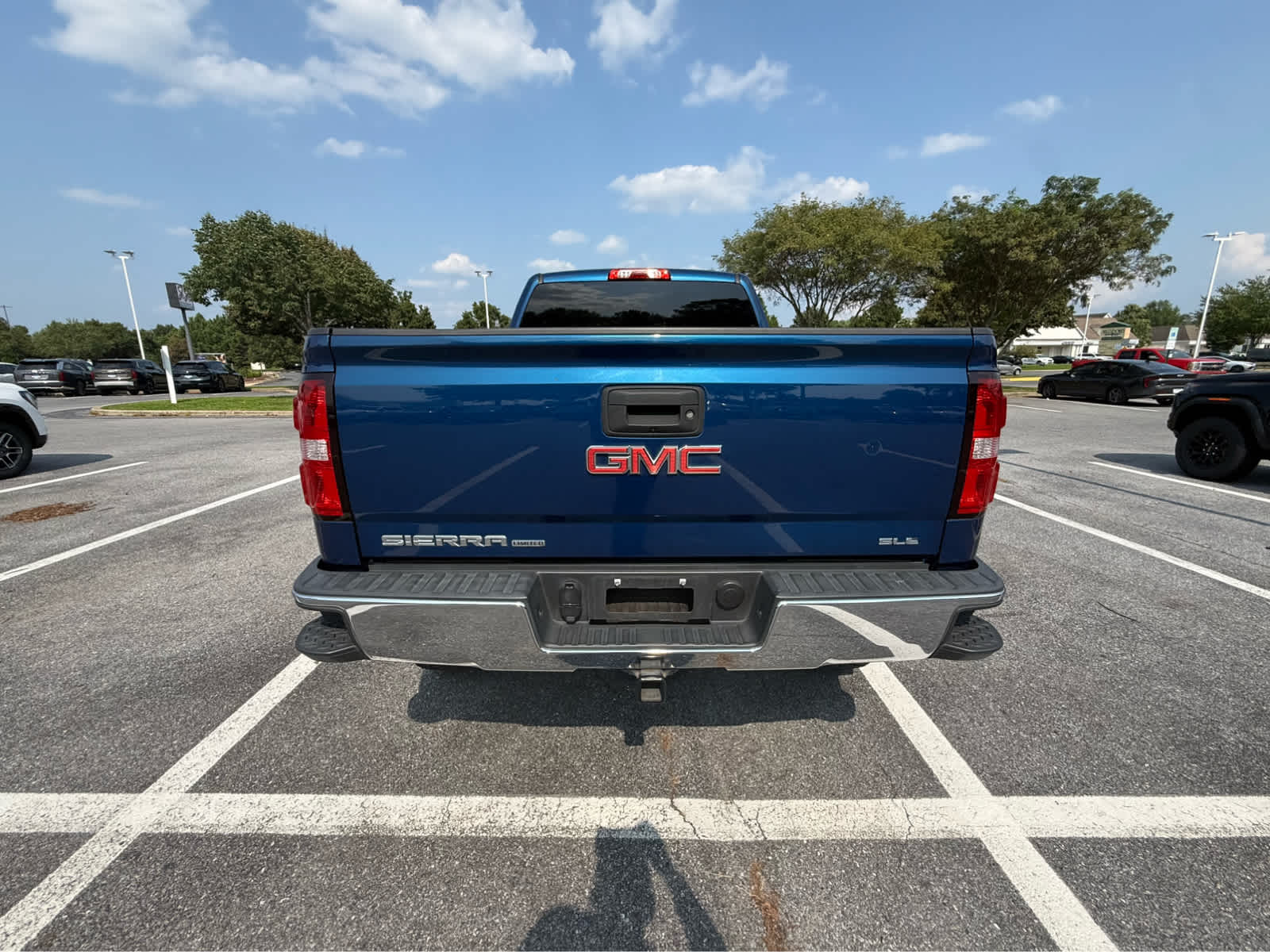 2019 GMC Double Cab Standard Box 4-Wheel Drive SLE SLE - BLUE exterior view 6