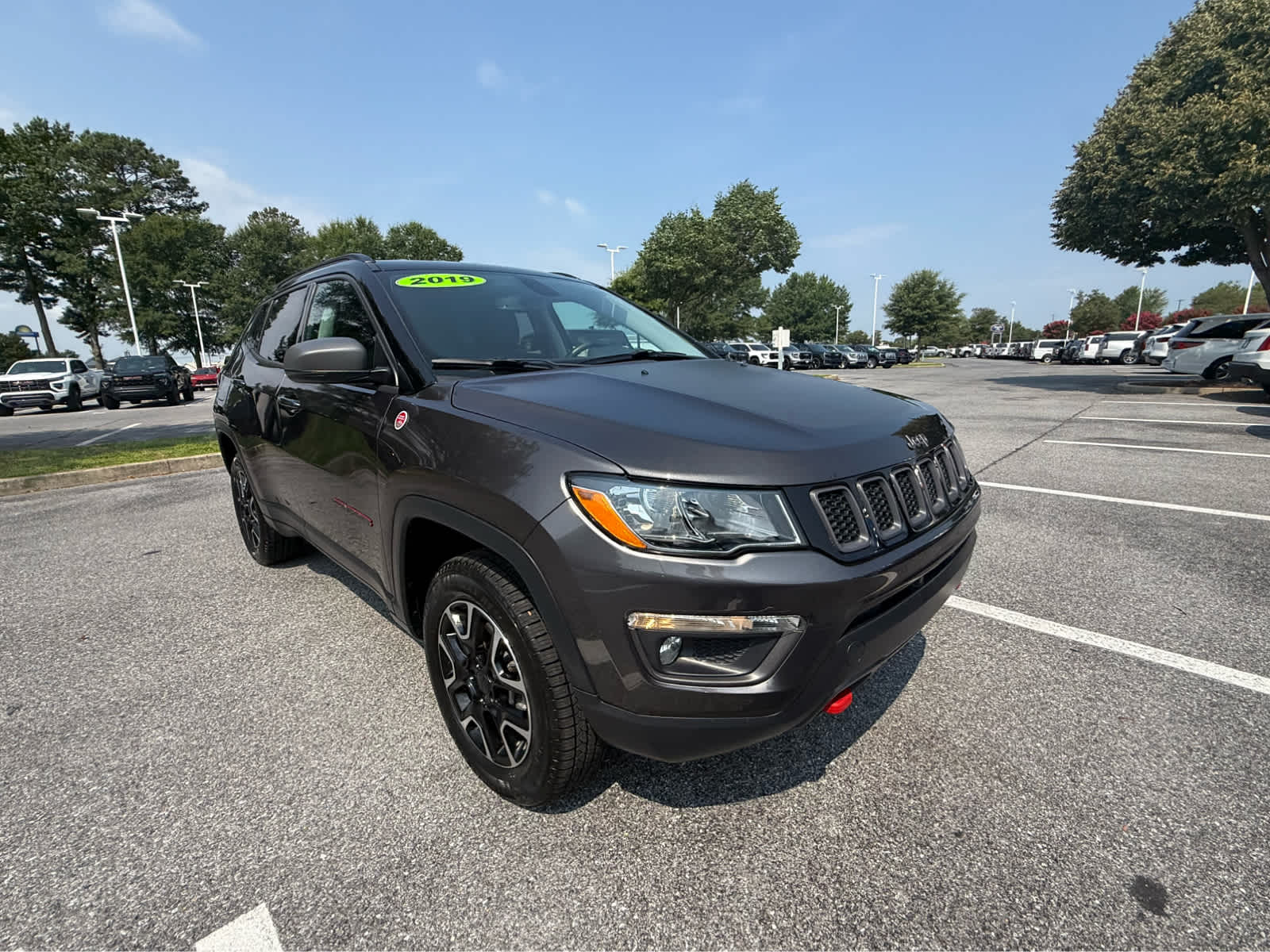 2019 Jeep Compass Trailhawk - Granite Crystal Metallic Clearcoat exterior view 2