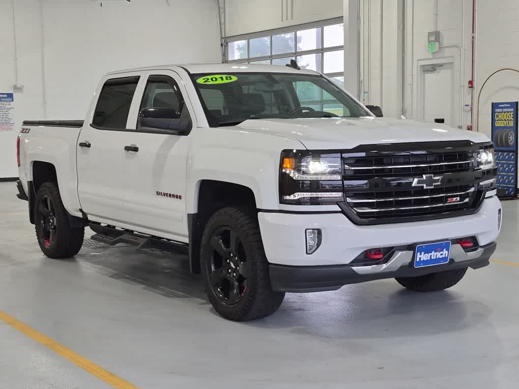 2018 Chevrolet Silverado 1500 LTZ - Summit White exterior view 2