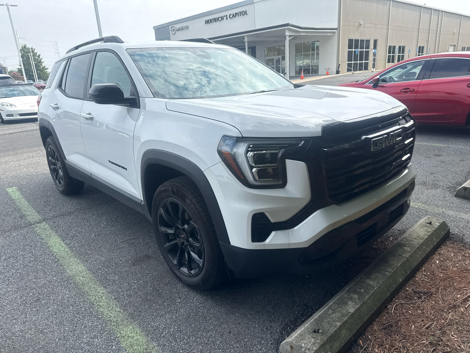 2026 GMC Terrain AWD Elevation - Summit White exterior view 2