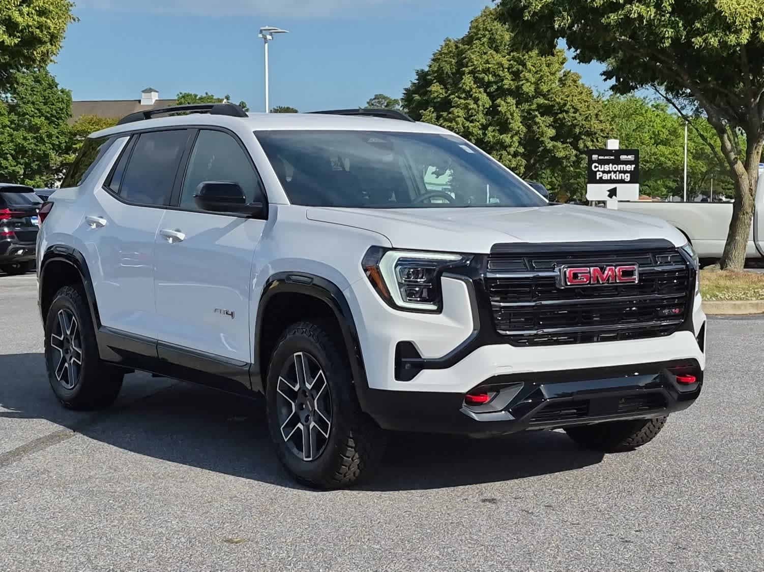 2026 GMC Terrain AWD AT4 - Summit White exterior view 2