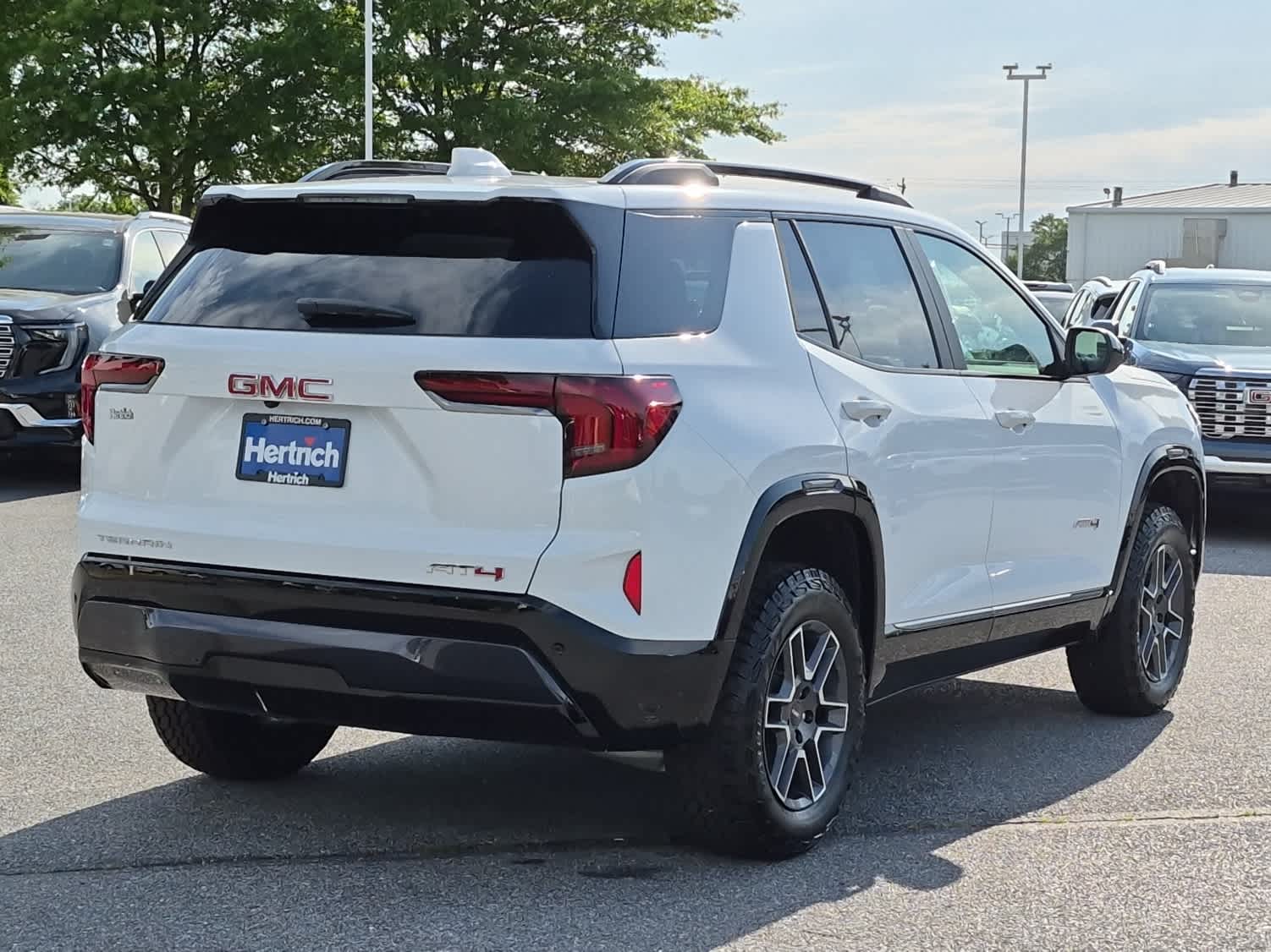 2026 GMC Terrain AWD AT4 - Summit White exterior view 3