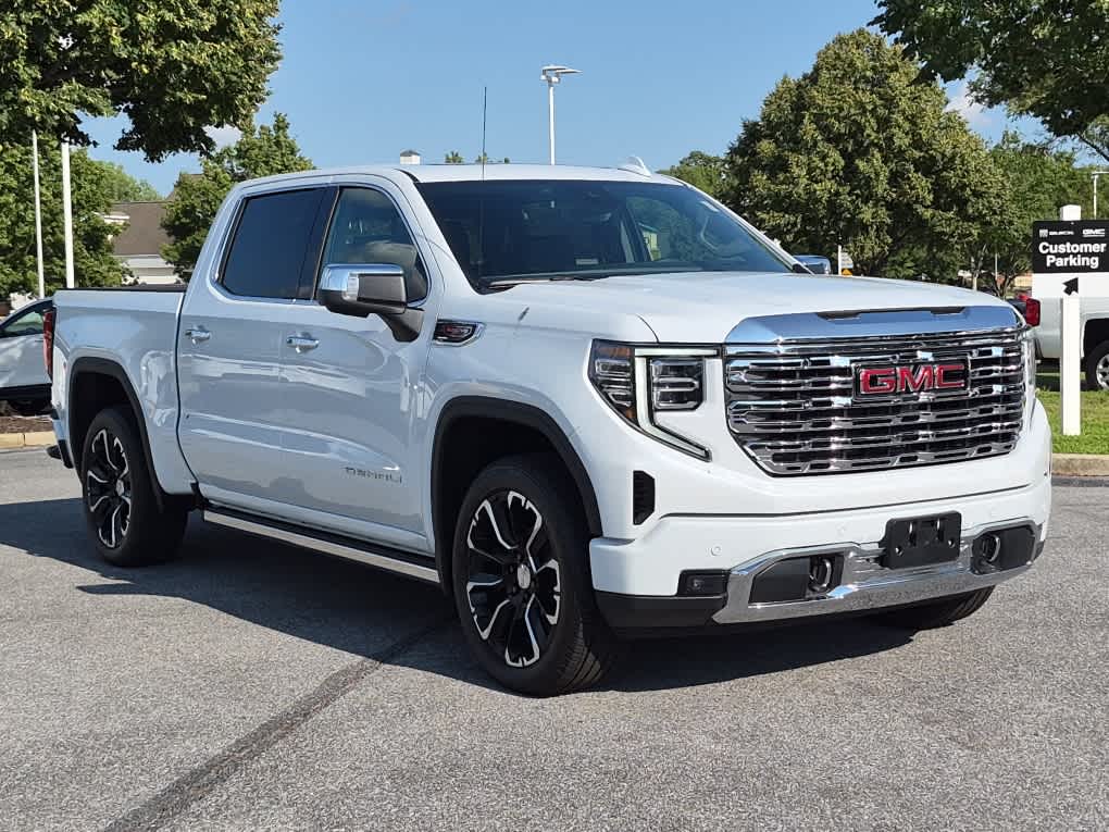 2026 GMC Sierra 1500 Denali - Glacier White Tricoat exterior view 3