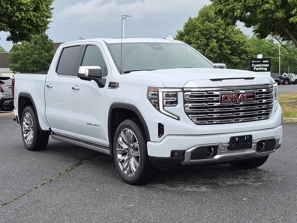 2026 GMC Sierra 1500 Denali - Glacier White Tricoat exterior view 2