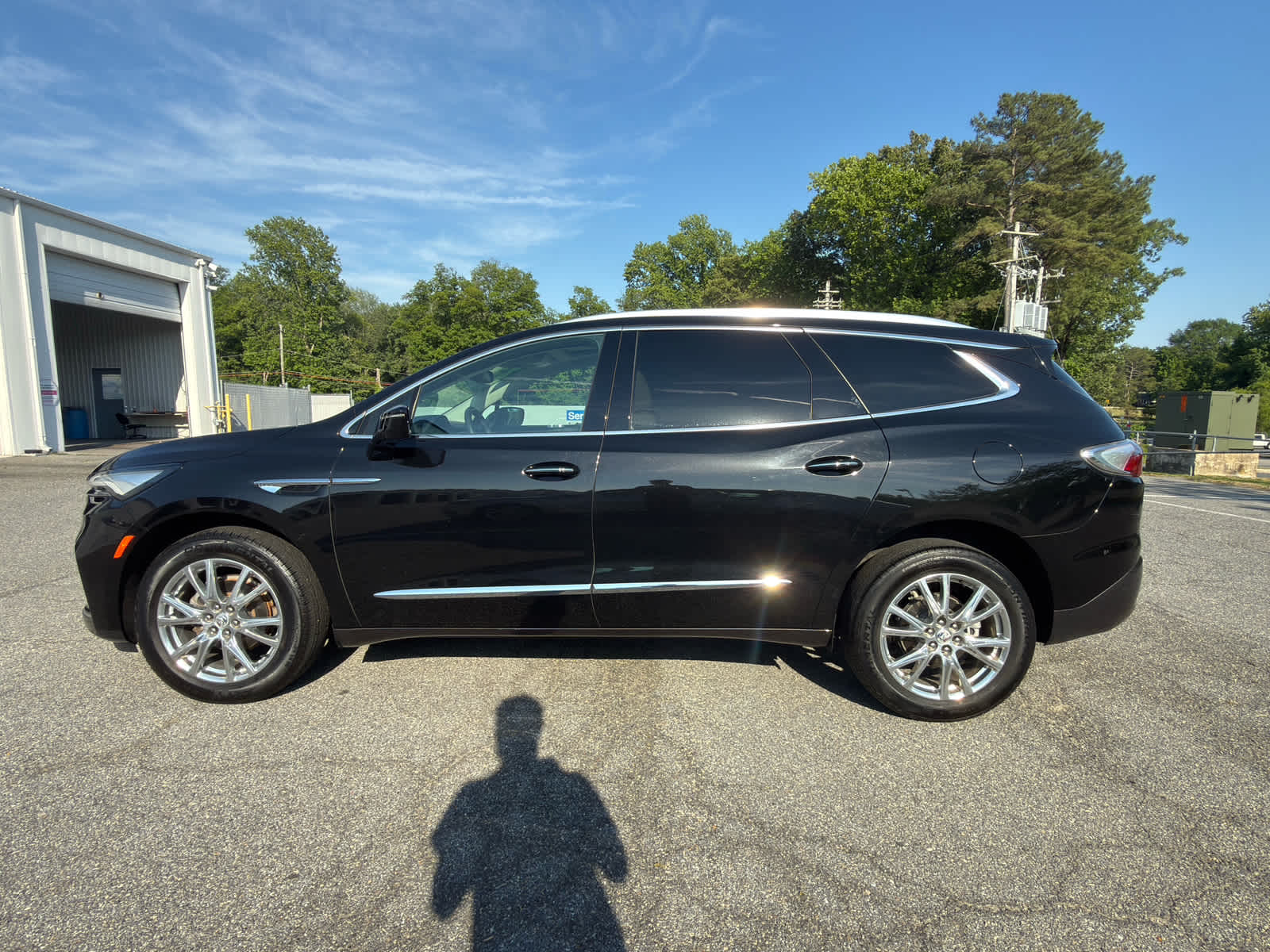 2023 Buick Enclave Essence - Ebony Twilight Metallic exterior view 2