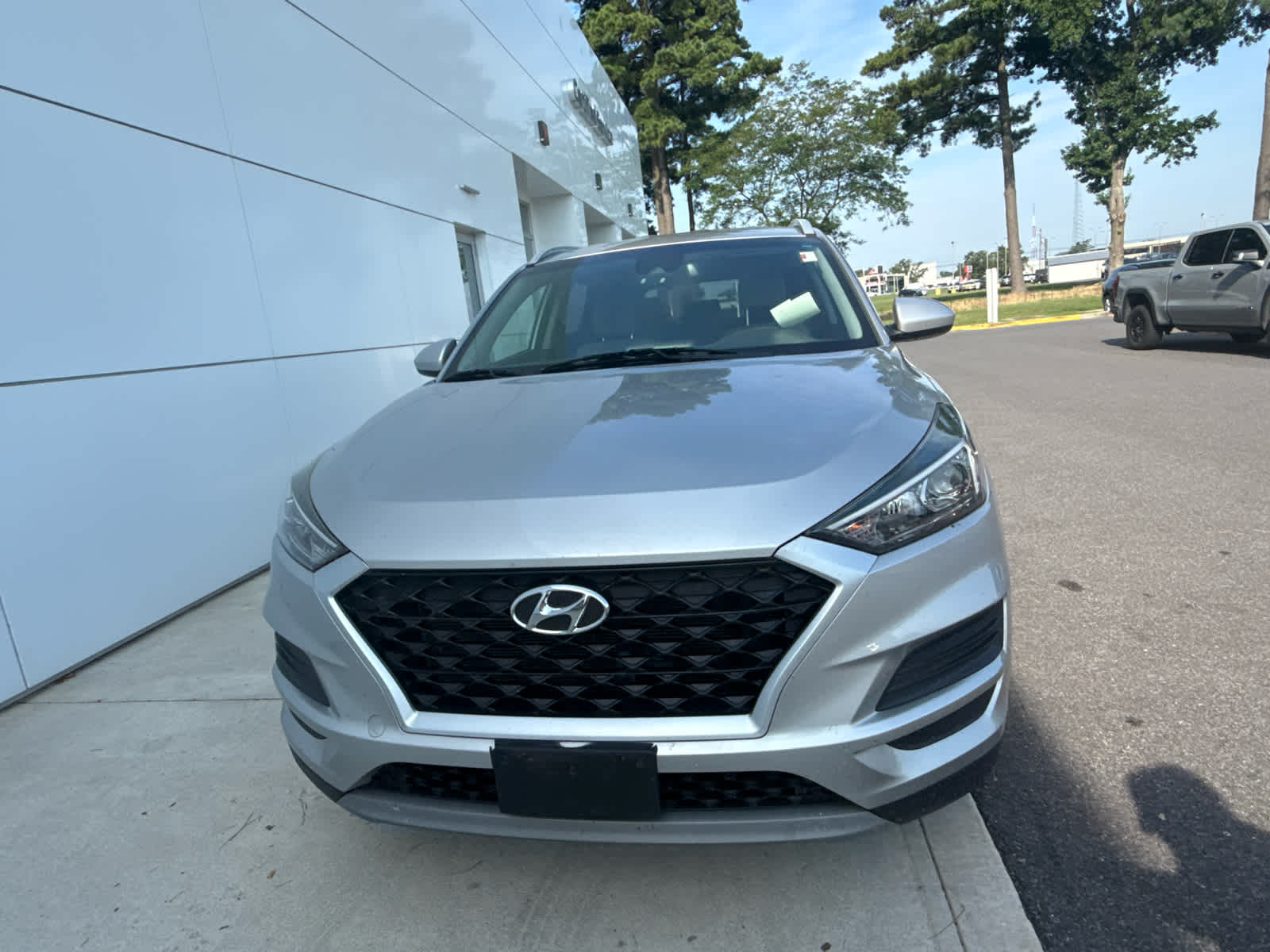 2020 Hyundai Tucson SEL - Stellar Silver exterior view 3