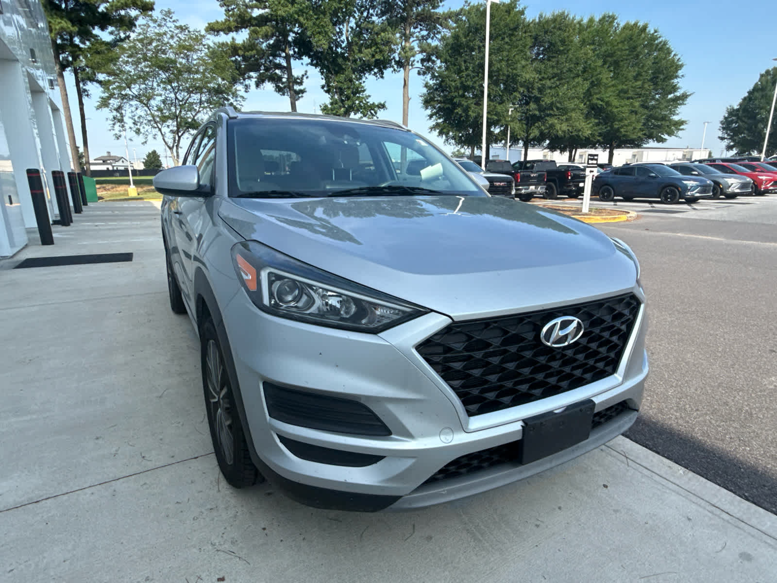 2020 Hyundai Tucson SEL - Stellar Silver exterior view 4