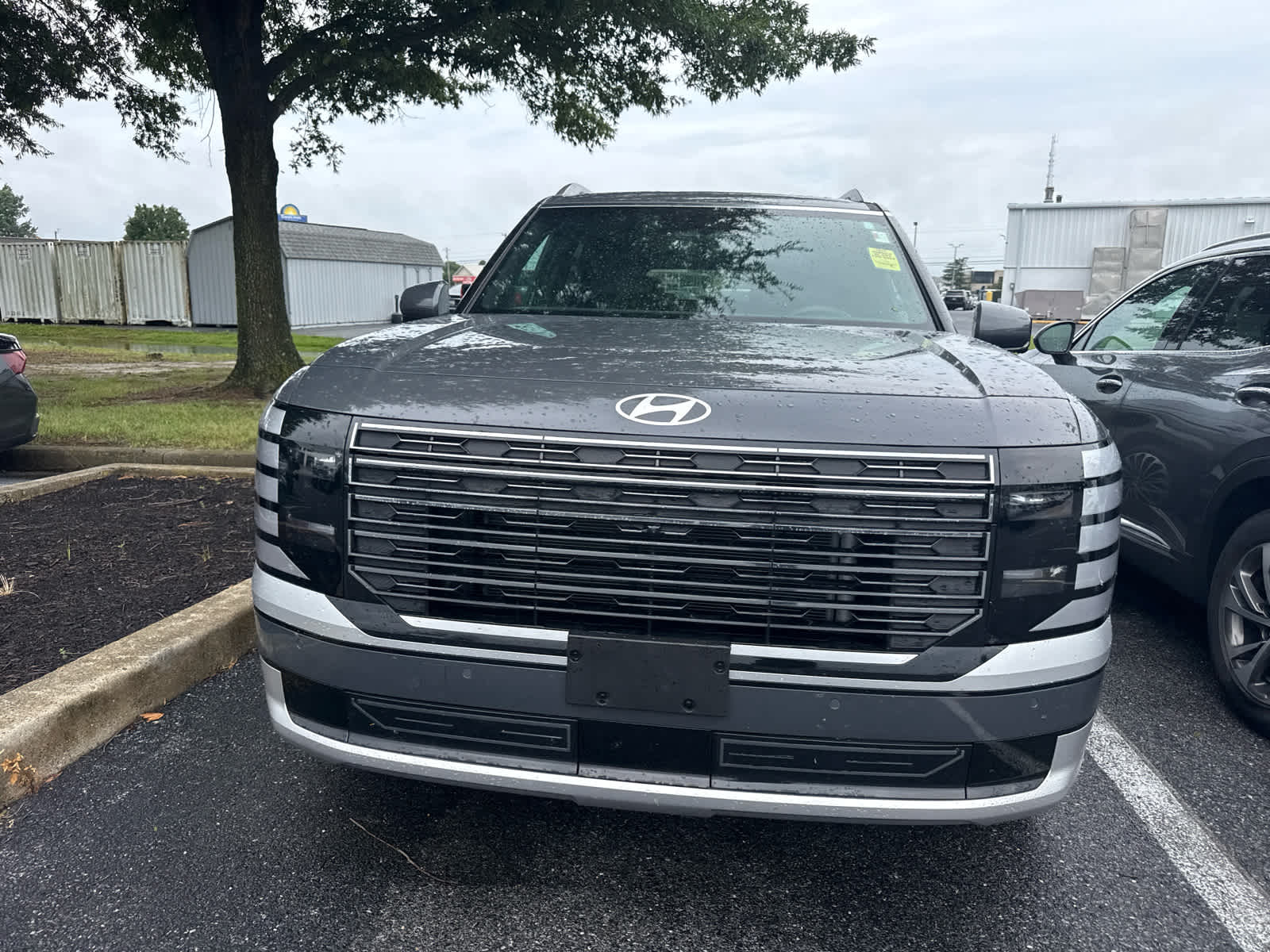 2026 Hyundai Palisade Calligraphy - Ecotronic Gray Pearl exterior view 2