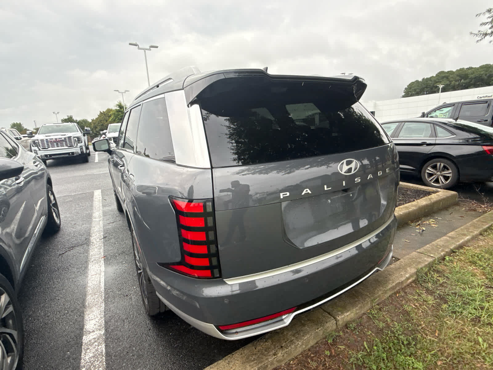 2026 Hyundai Palisade Calligraphy - Ecotronic Gray Pearl exterior view 7