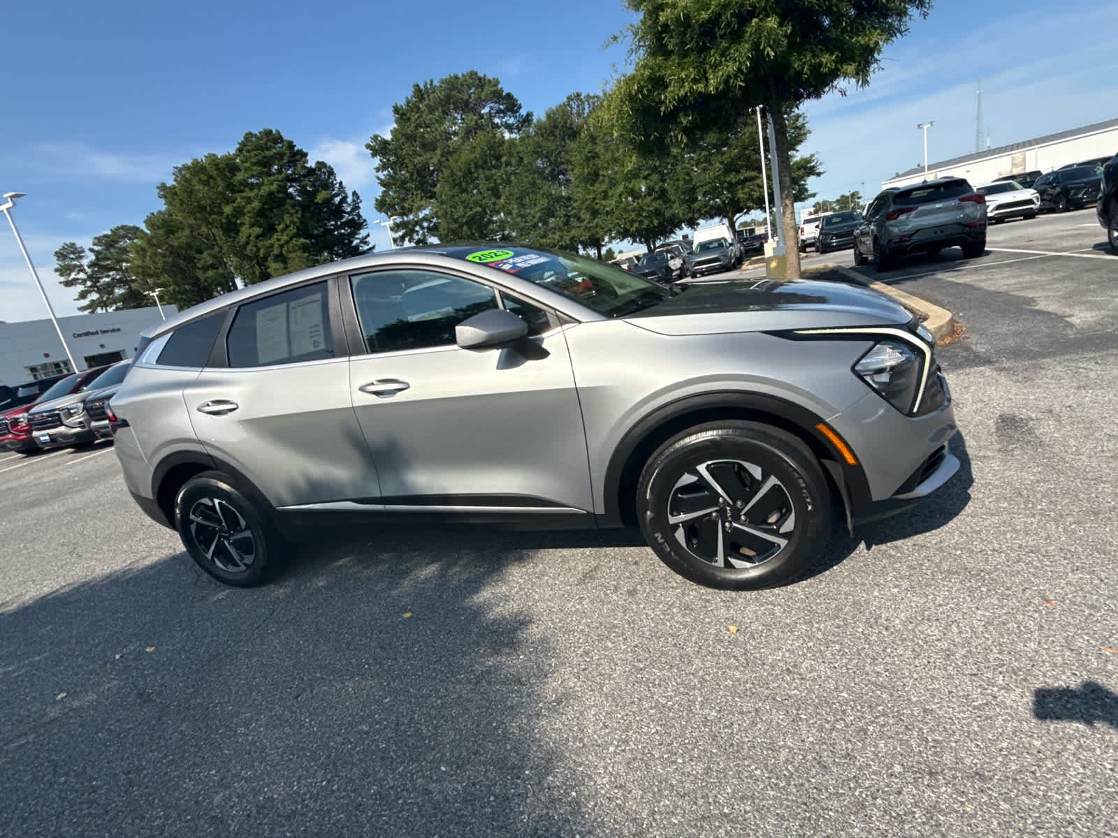 2023 Kia Sportage Hybrid LX - Steel Gray exterior view 5