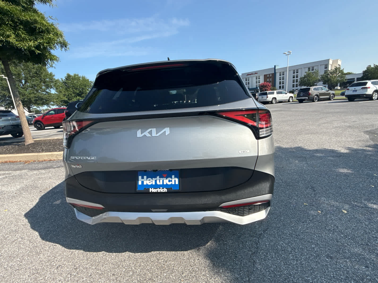 2023 Kia Sportage Hybrid LX - Steel Gray exterior view 7