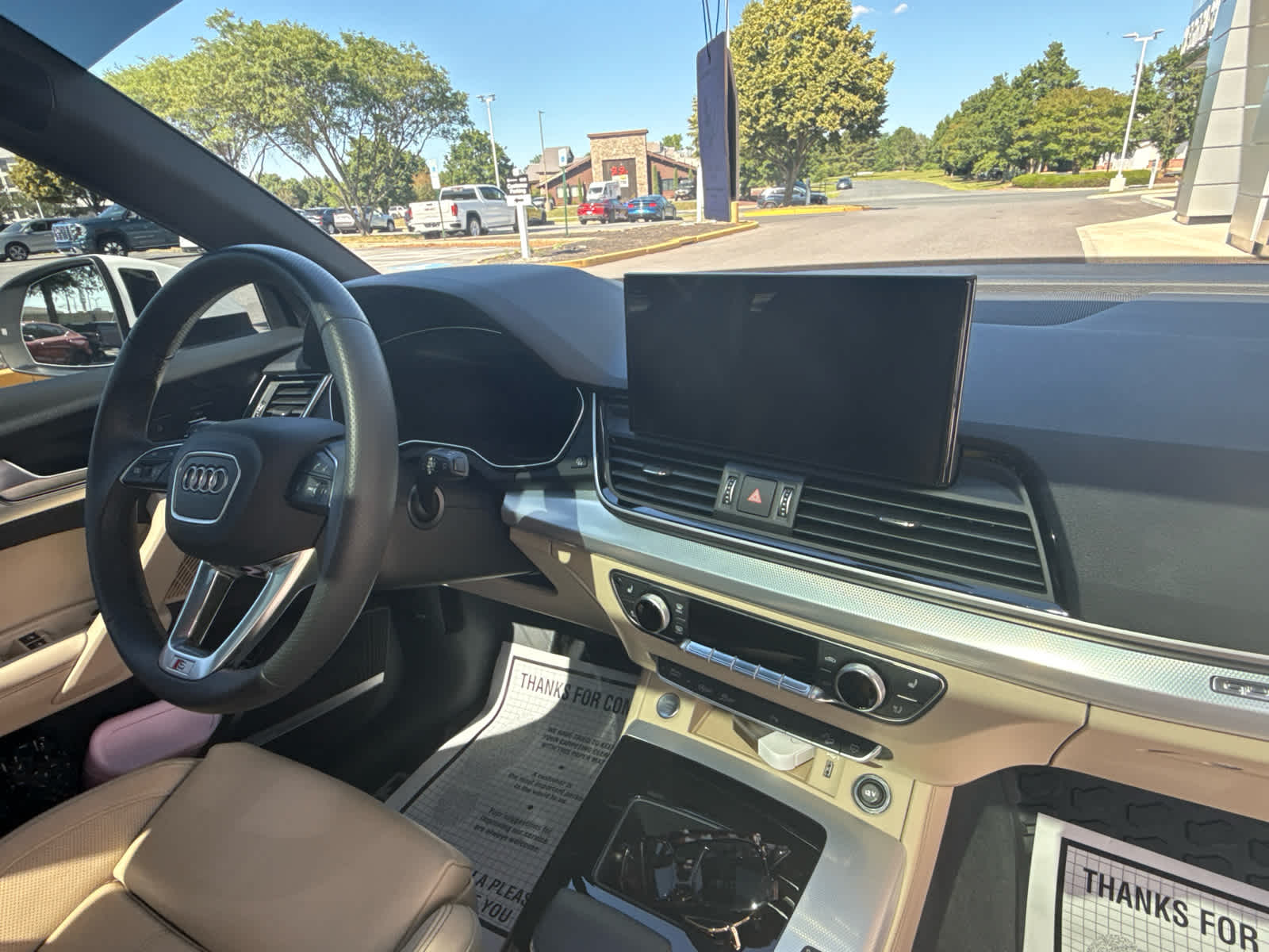 2024 Audi Q5 S line Premium Plus - Arkona White exterior view 4