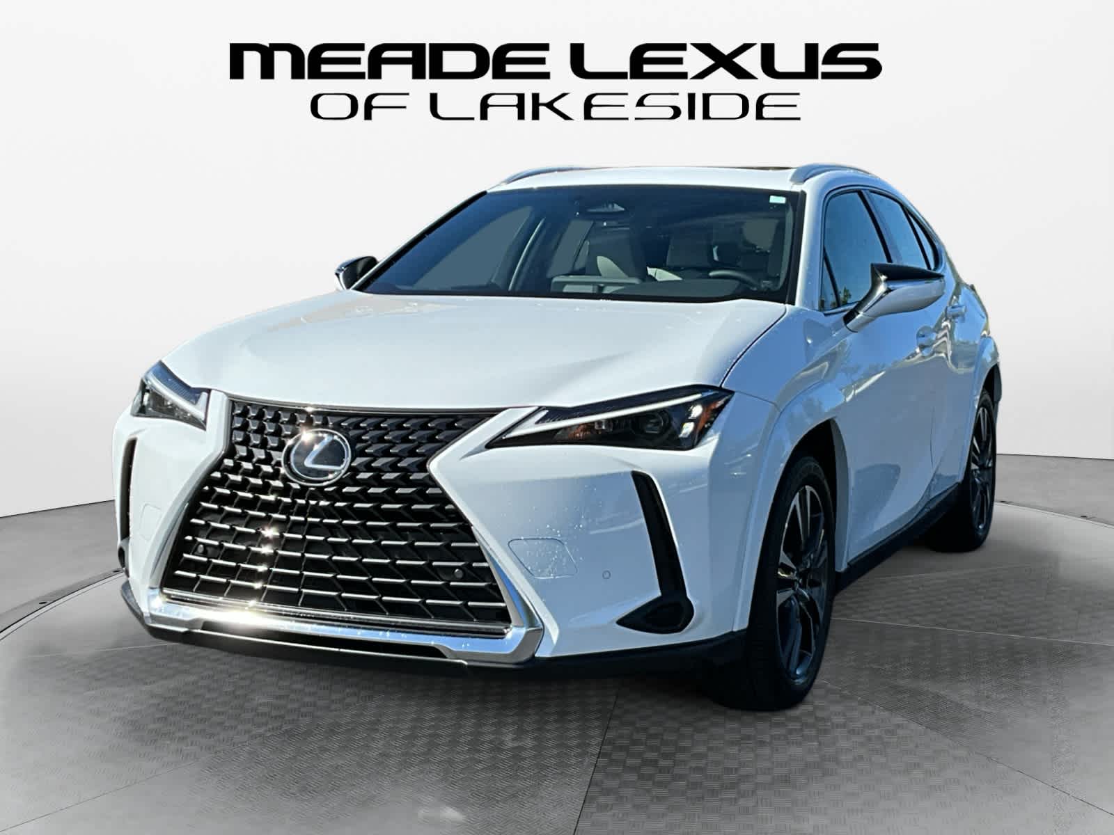 Ultra White 2026 Lexus UX Hybrid SUV / Crossover All-Wheel Drive Continuously Variable Transmission