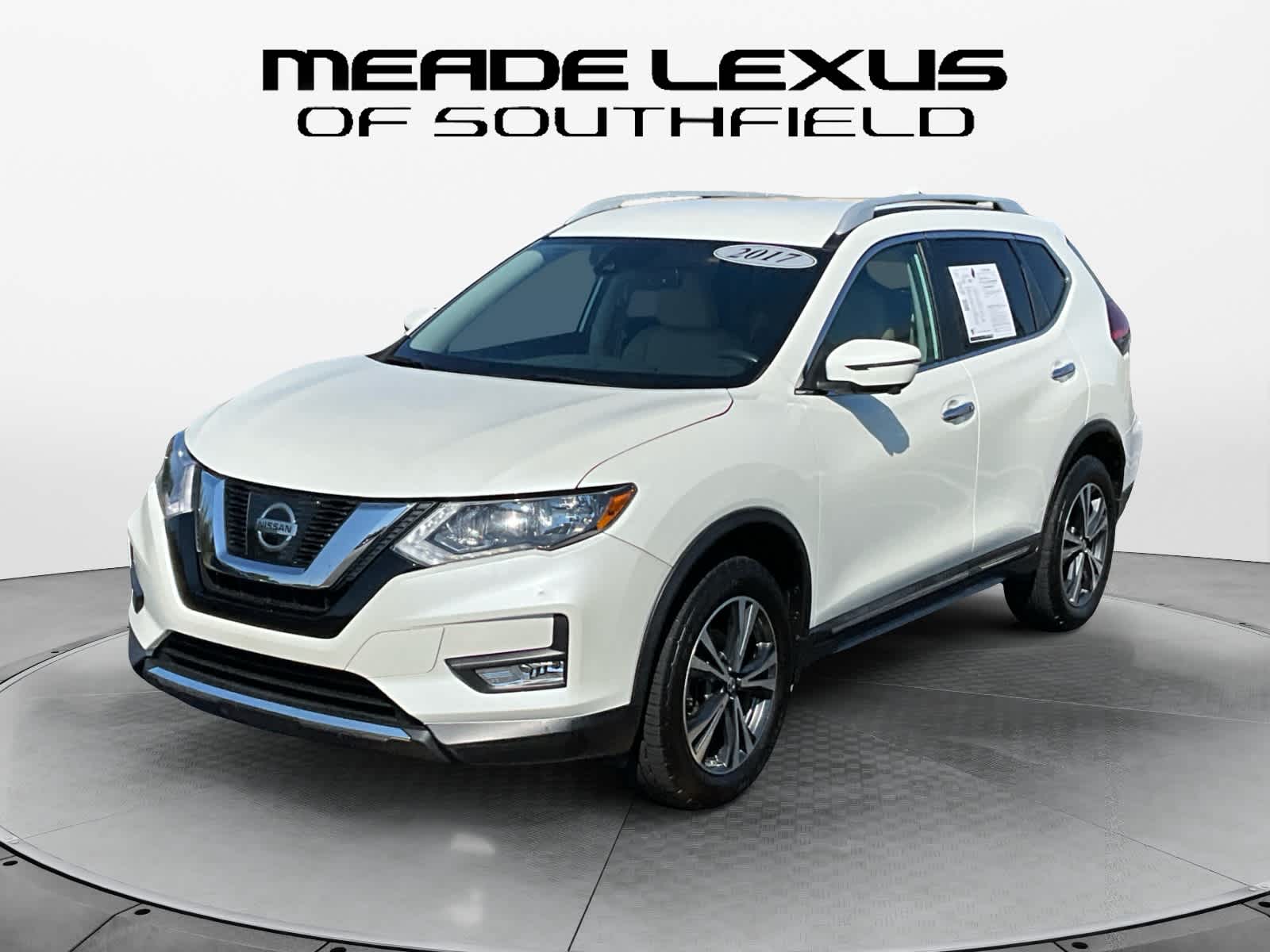Pearl White 2017 Nissan Rogue SUV / Crossover All-Wheel Drive Continuously Variable Transmission