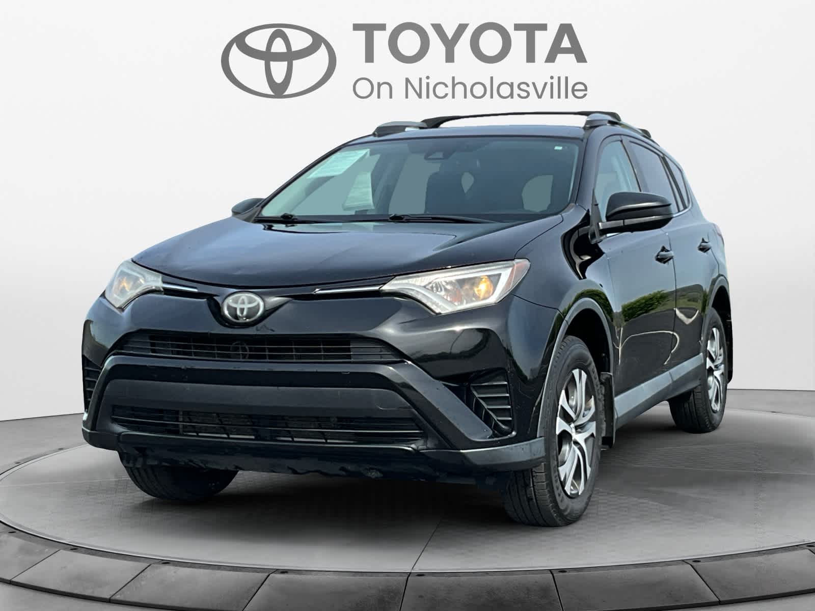 Black 2017 Toyota RAV4 LE AWD SUV / Crossover All-Wheel Drive 6-Speed Automatic