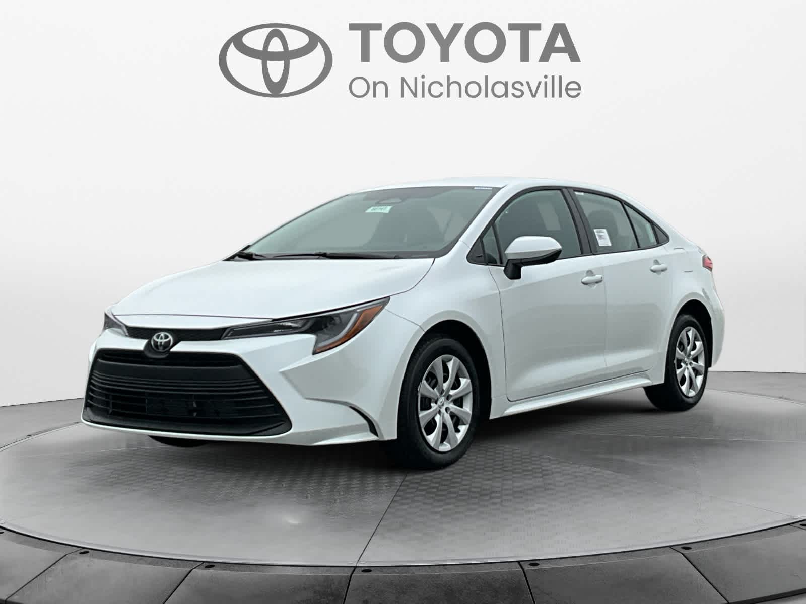 White (Wind Chill Pearl) 2026 Toyota Corolla Sedan Front-Wheel Drive Continuously Variable Transmission