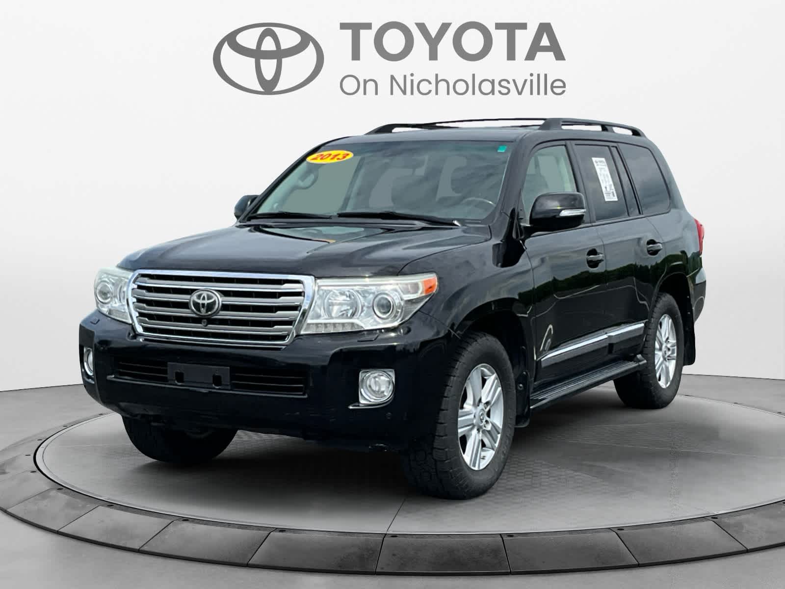 Black 2013 Toyota Land Cruiser AWD SUV / Crossover All-Wheel Drive 6-Speed Automatic