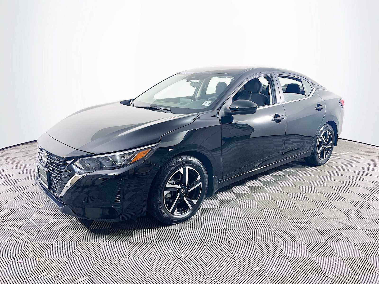 Super Black 2024 Nissan Sentra Sedan Front-Wheel Drive Continuously Variable Transmission