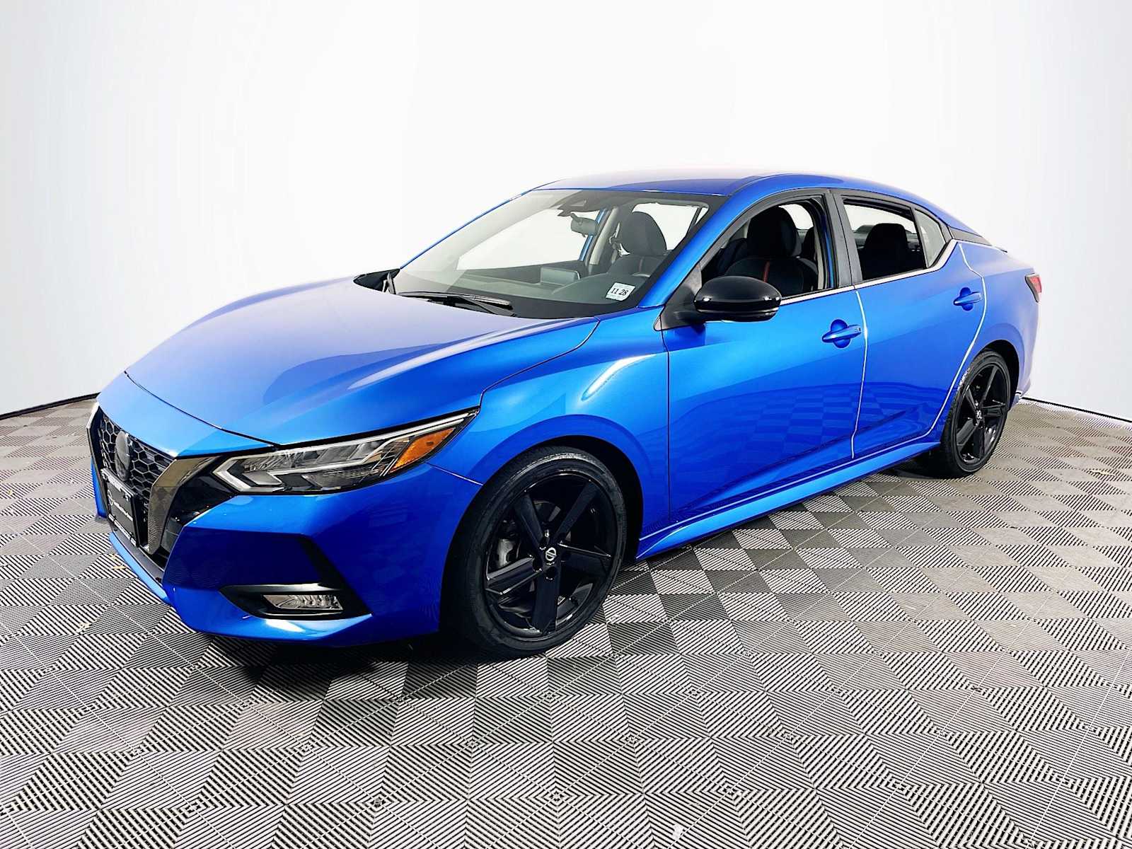 Electric Blue Metallic 2023 Nissan Sentra Sedan Front-Wheel Drive Continuously Variable Transmission