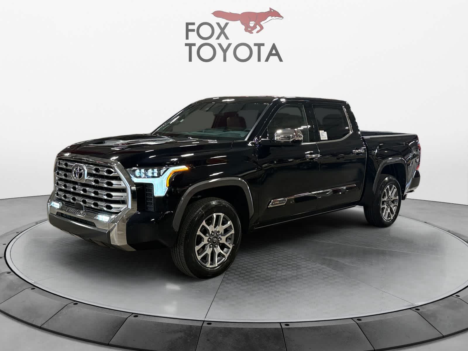 Midnight Black Metallic 2026 Toyota Tundra 1794 Edition CrewMax Cab 4WD Pickup Truck Four-Wheel Drive Automatic