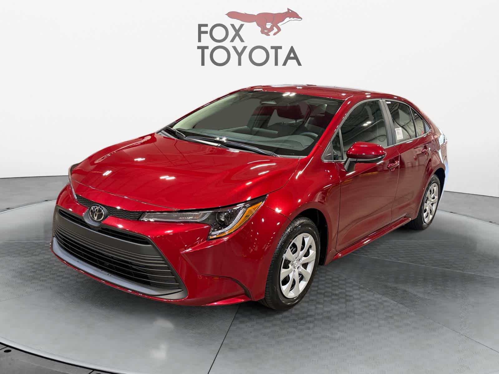Red (Ruby Flare Pearl) 2026 Toyota Corolla LE FWD Sedan Front-Wheel Drive Continuously Variable Transmission
