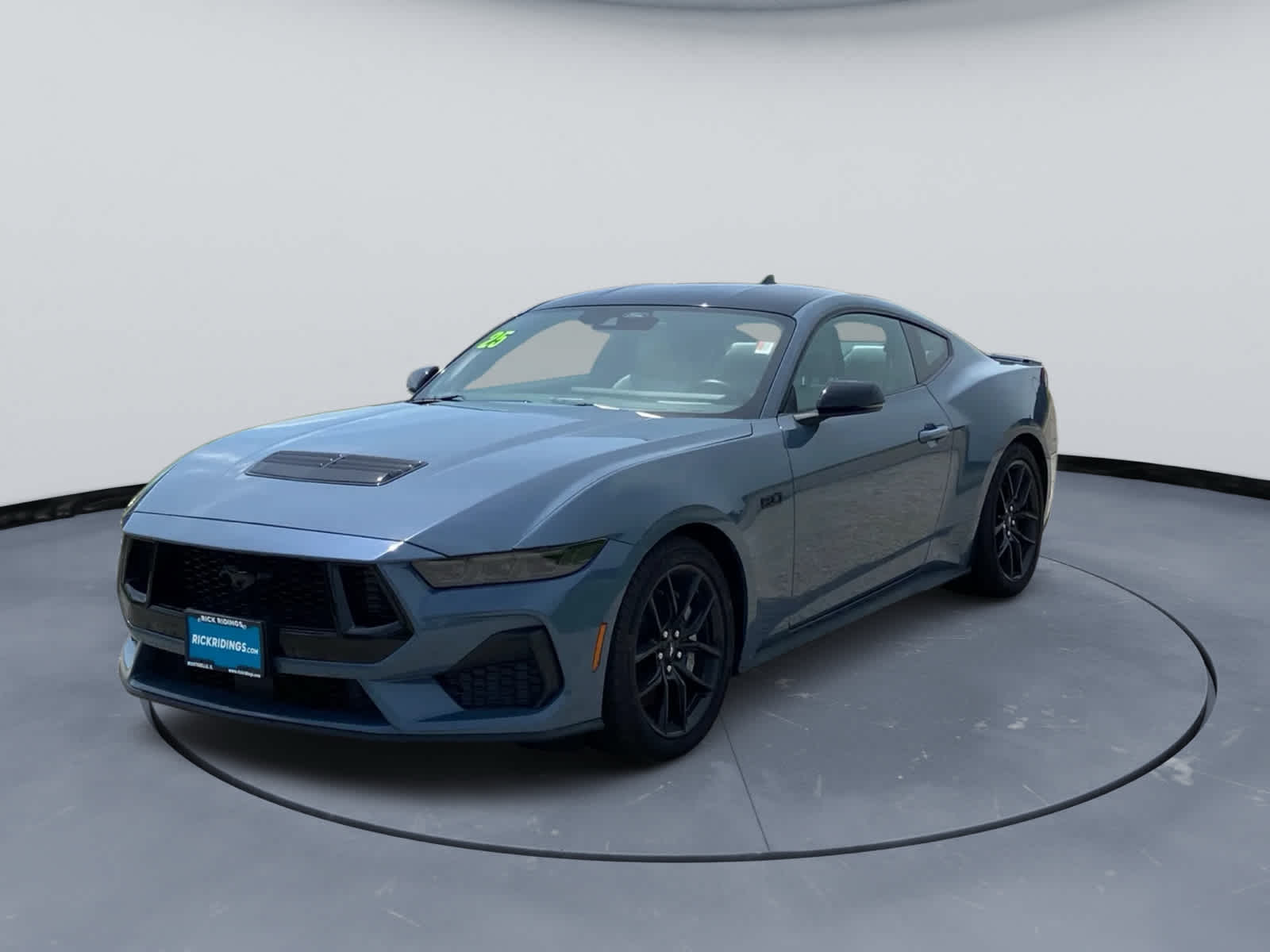Vapor Blue Metallic 2025 Ford Mustang Coupe Rear-Wheel Drive Automatic