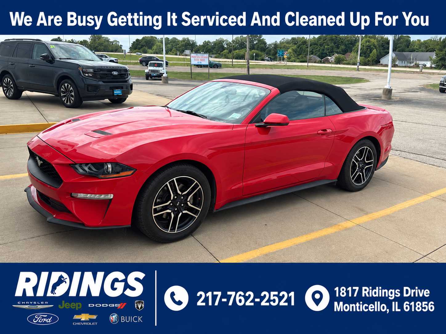 Race Red 2020 Ford Mustang Convertible Rear-Wheel Drive Automatic