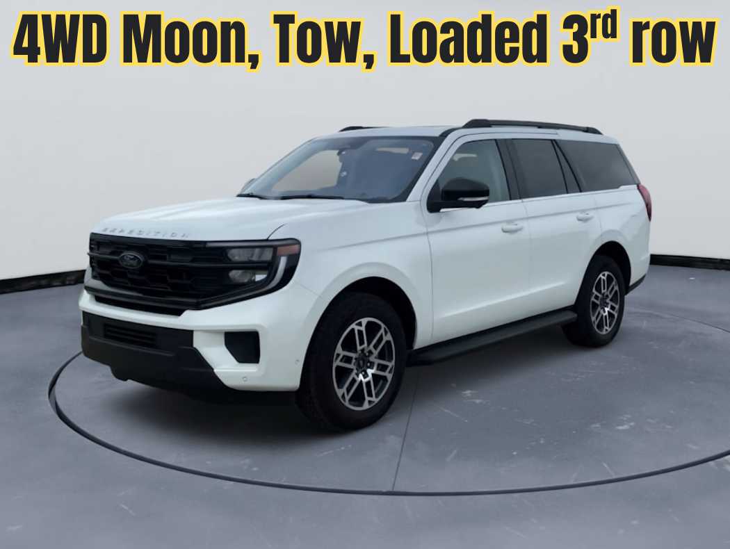 Star White Metallic Tri-Coat 2025 Ford Expedition SUV / Crossover Four-Wheel Drive Automatic