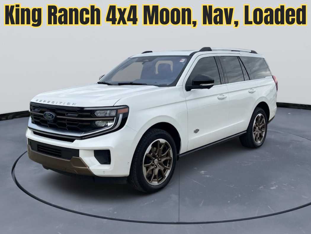 Star White Metallic Tri-Coat 2025 Ford Expedition SUV / Crossover Four-Wheel Drive Automatic