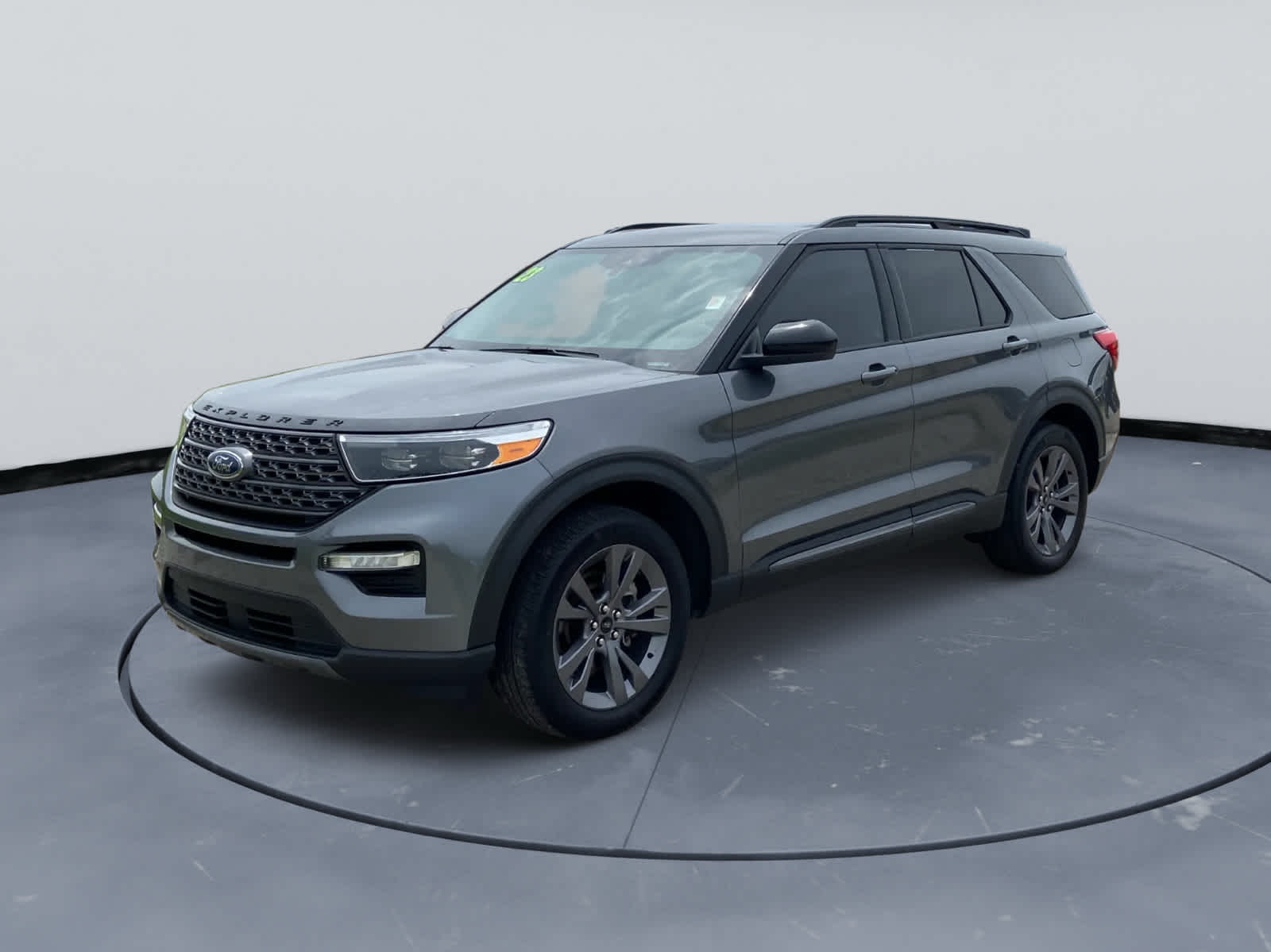 Carbonized Gray Metallic 2023 Ford Explorer SUV / Crossover All-Wheel Drive Automatic