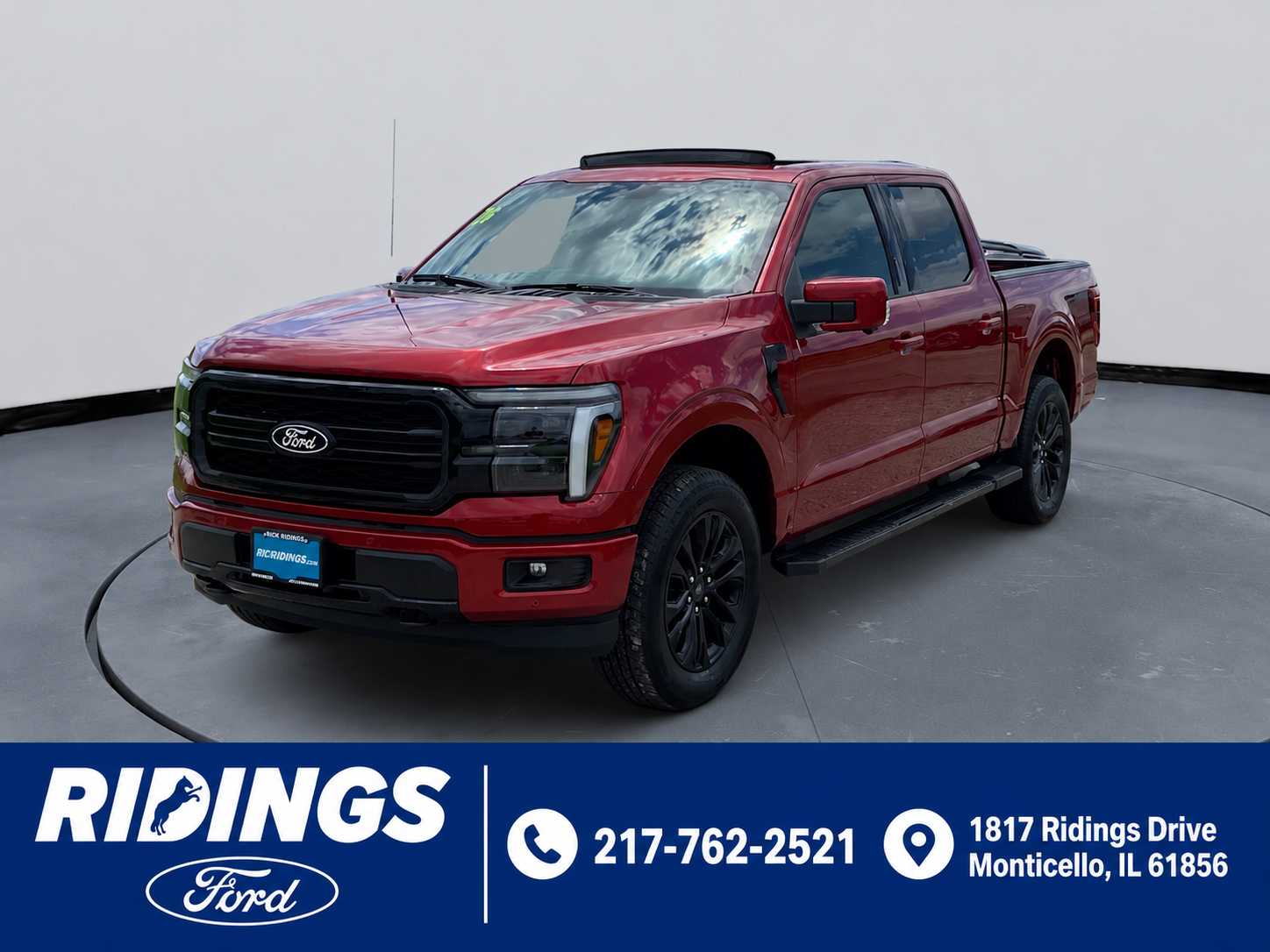 Ruby Red Metallic Tinted Clearcoat 2026 Ford F-150 Pickup Truck Four-Wheel Drive Automatic